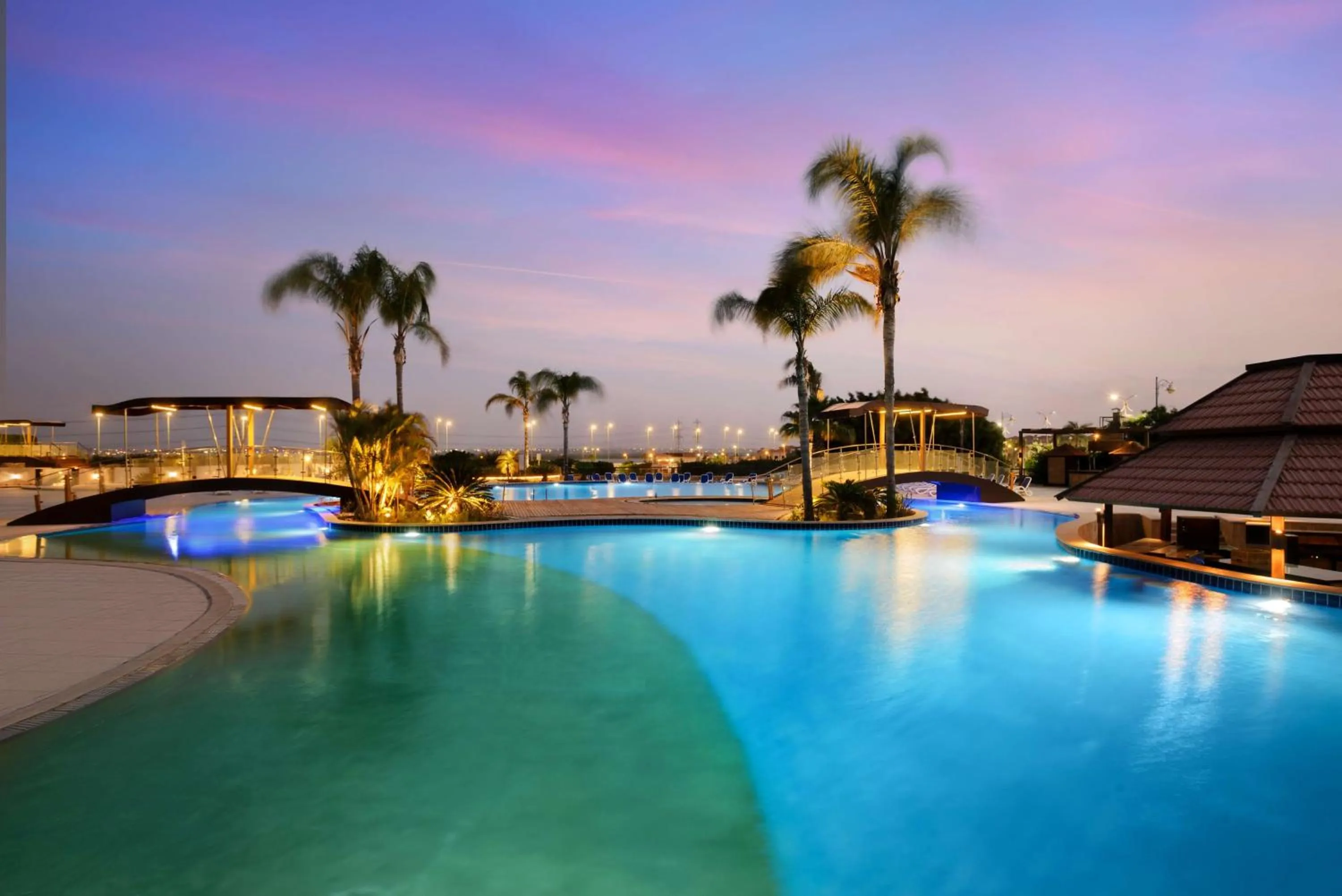 Pool view in Radisson Blu Hotel & Convention Center, Alexandria