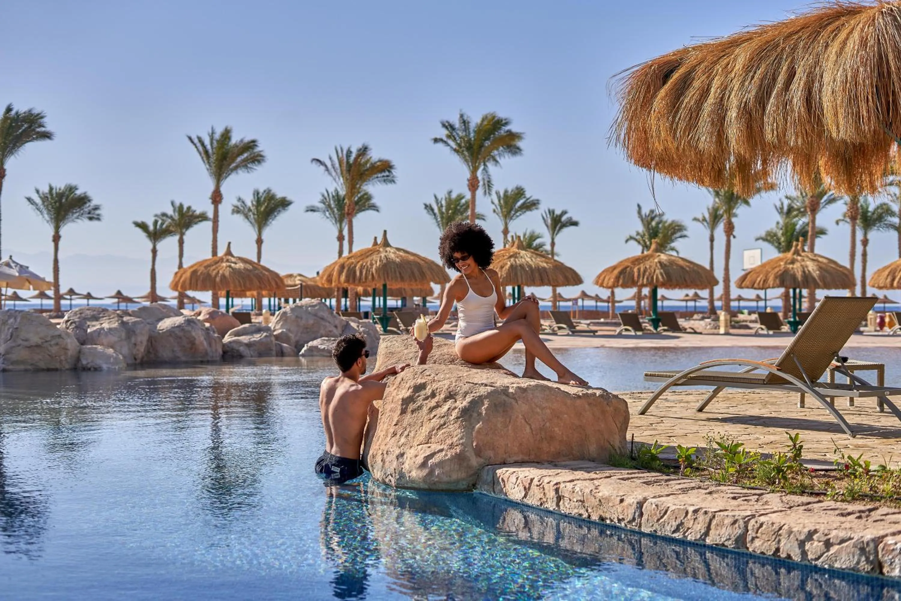 Swimming pool in The Bayview Taba Heights Resort
