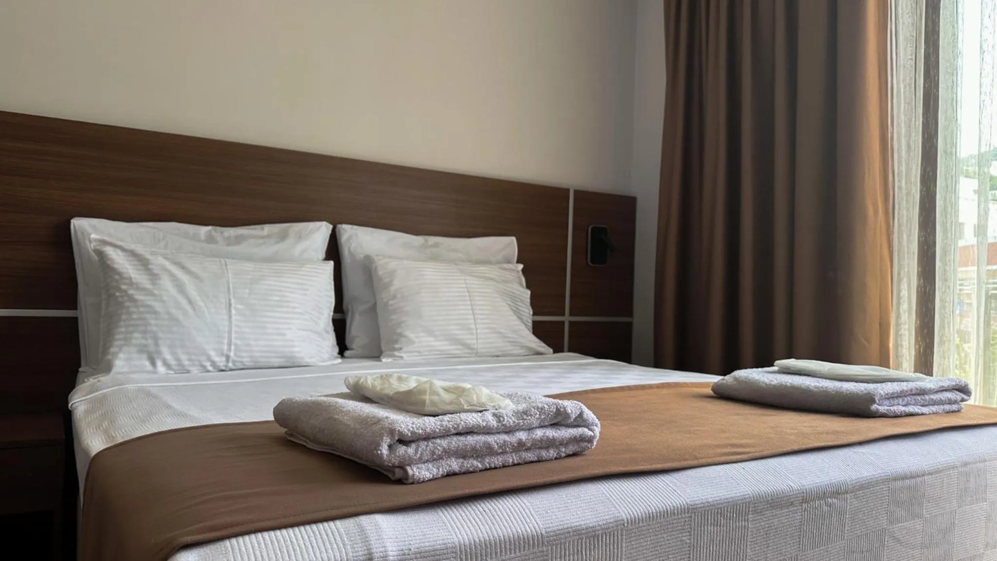 Bed in Gulluk Life Hotel