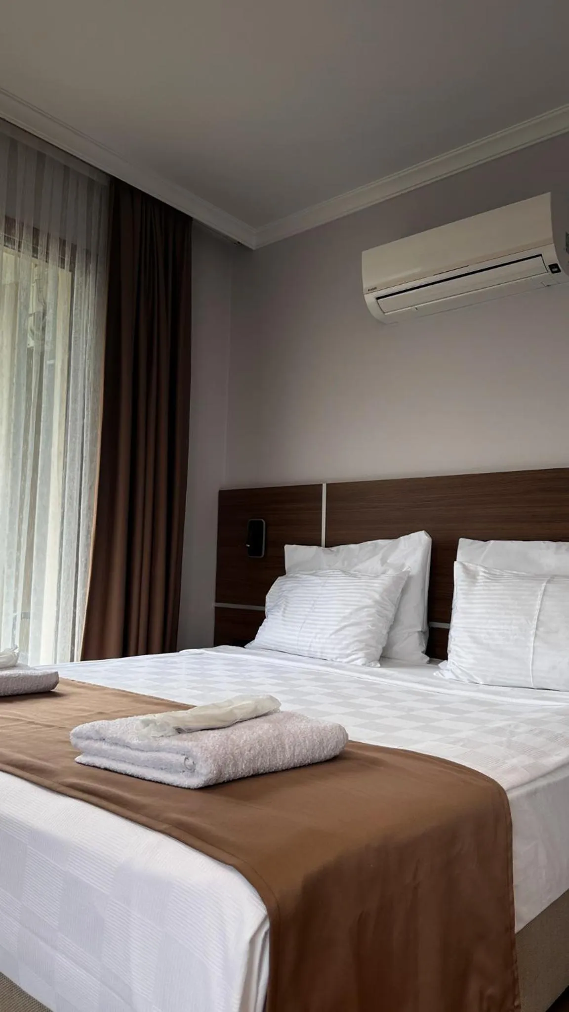 Bed in Gulluk Life Hotel