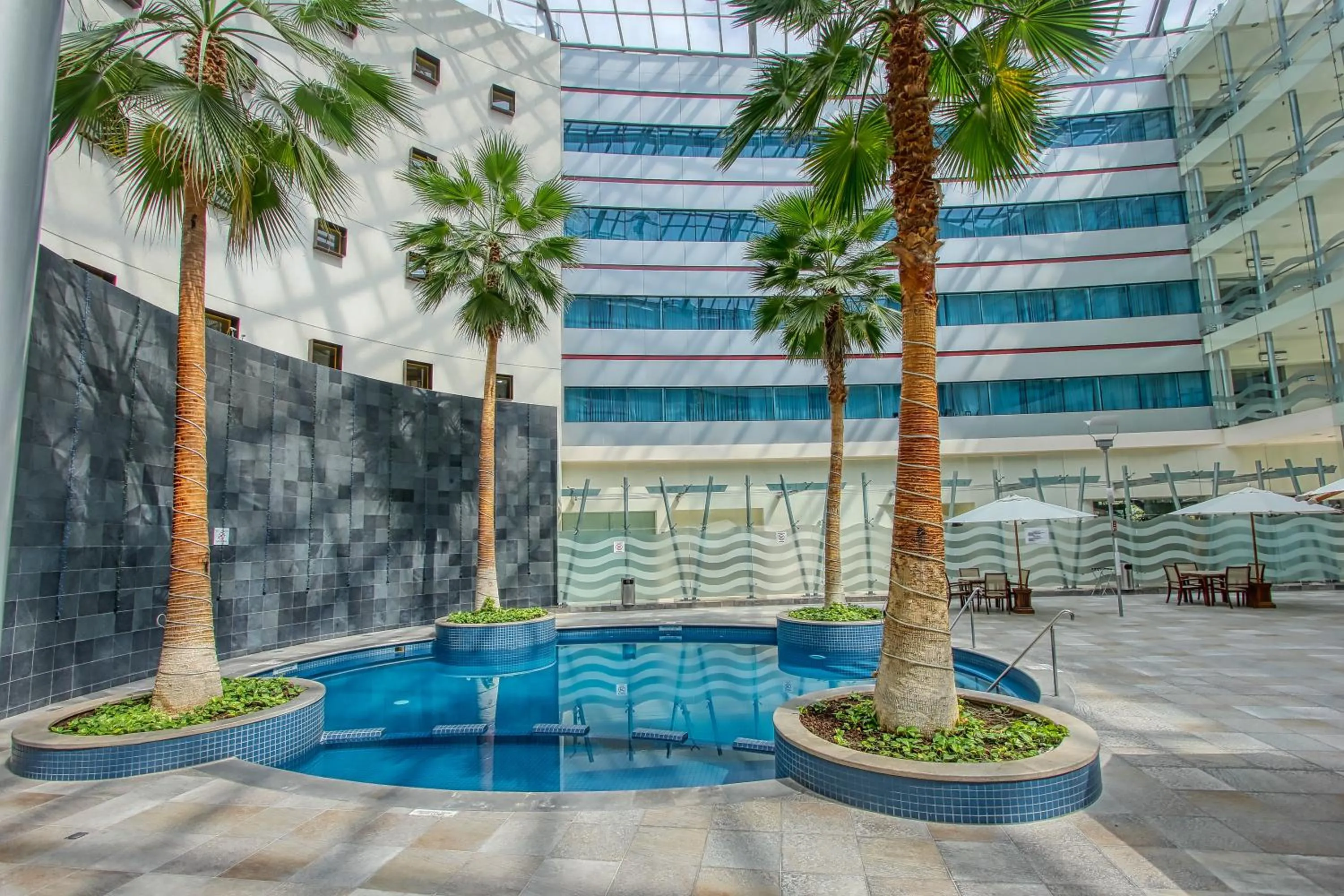 Swimming pool in Crowne Plaza Leon by IHG