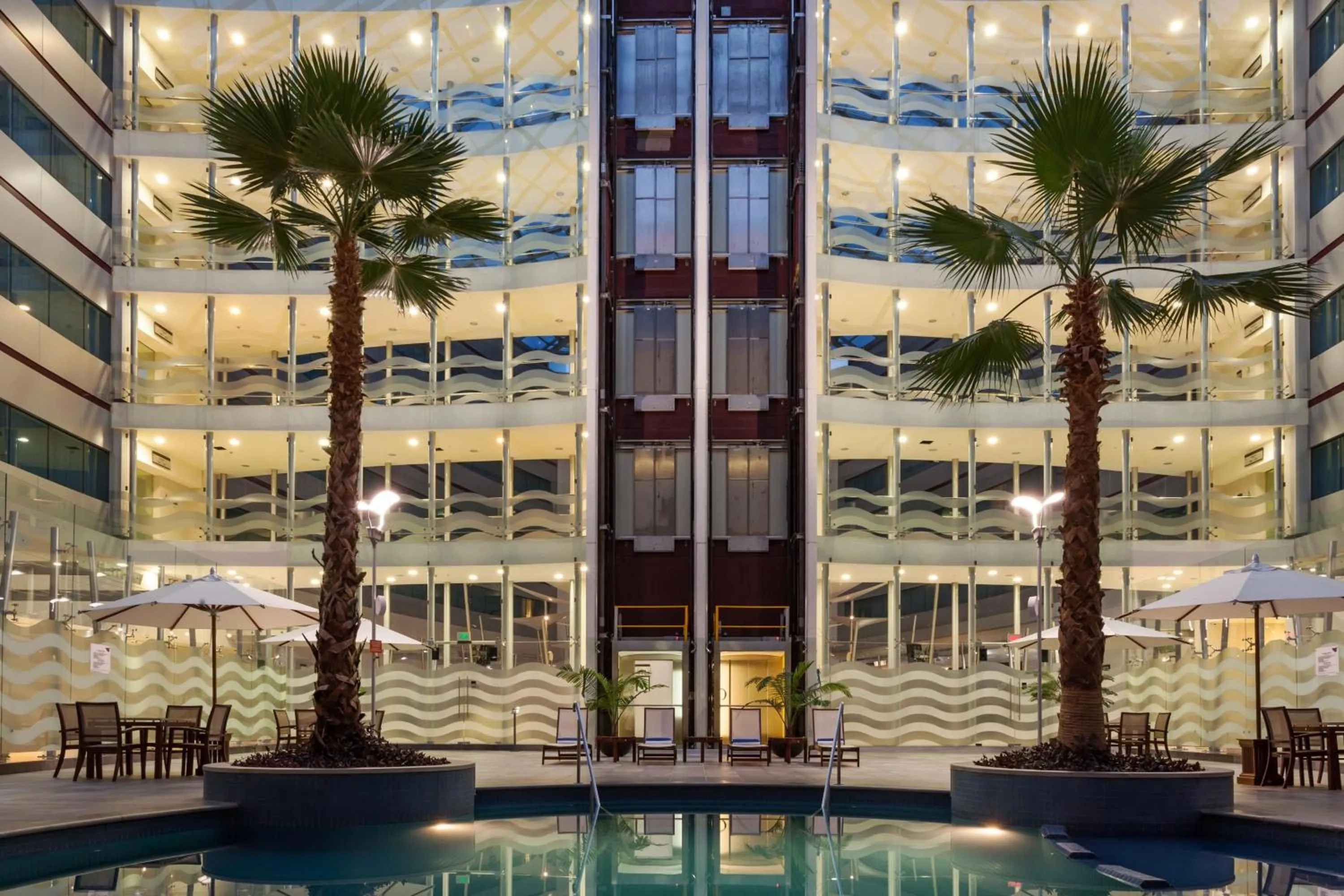 Swimming pool in Crowne Plaza Leon by IHG