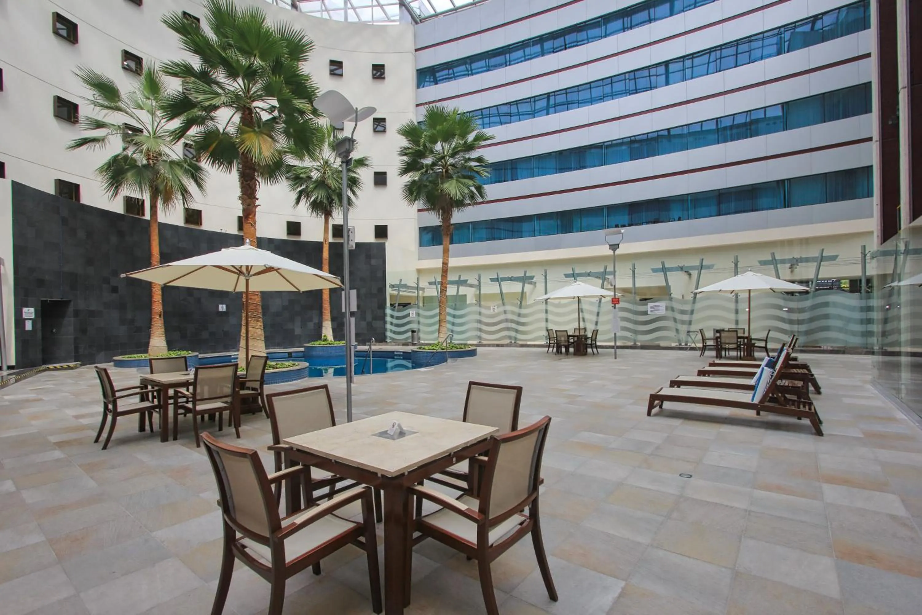 Swimming pool in Crowne Plaza Leon by IHG