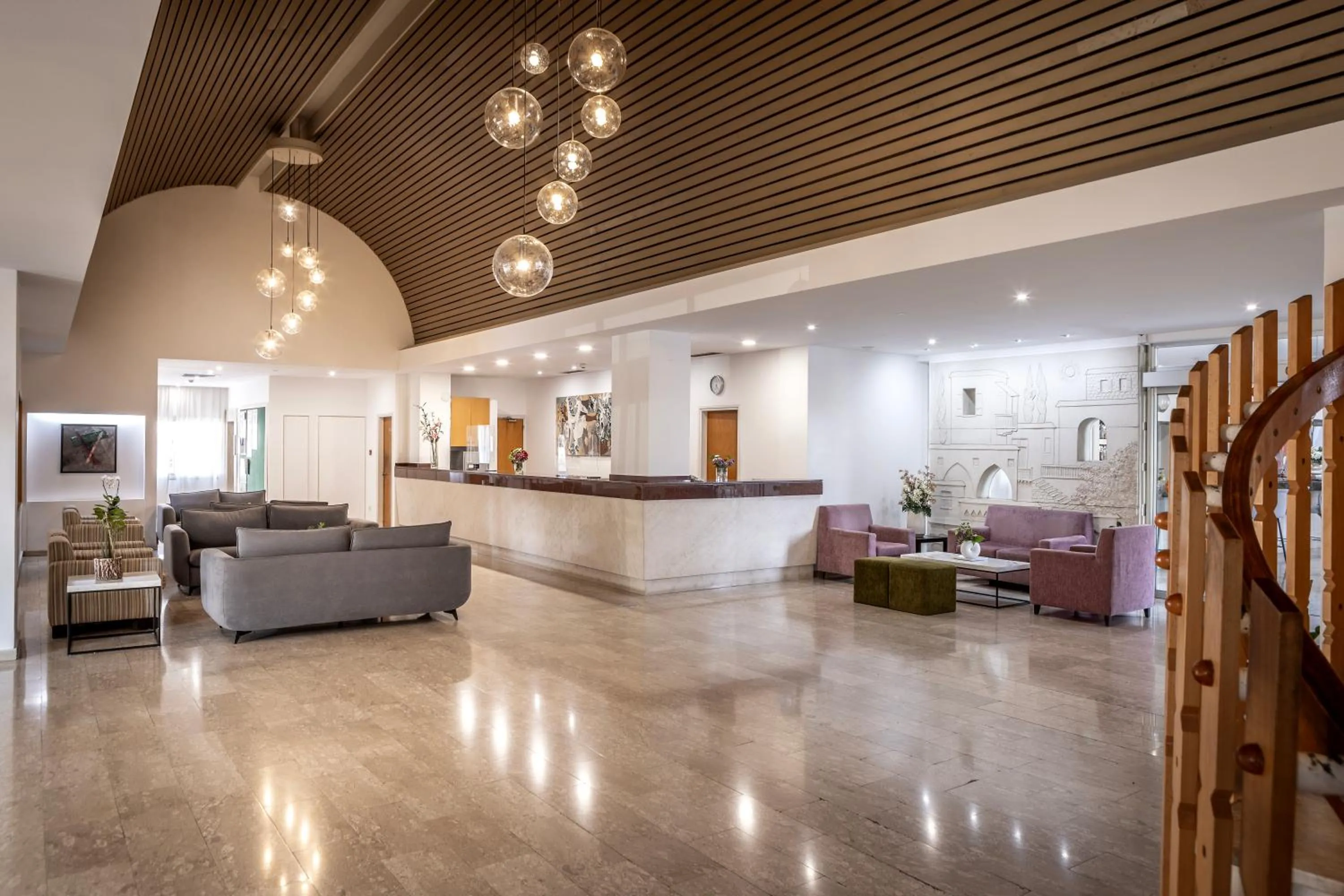 Lobby or reception in Kissos Hotel