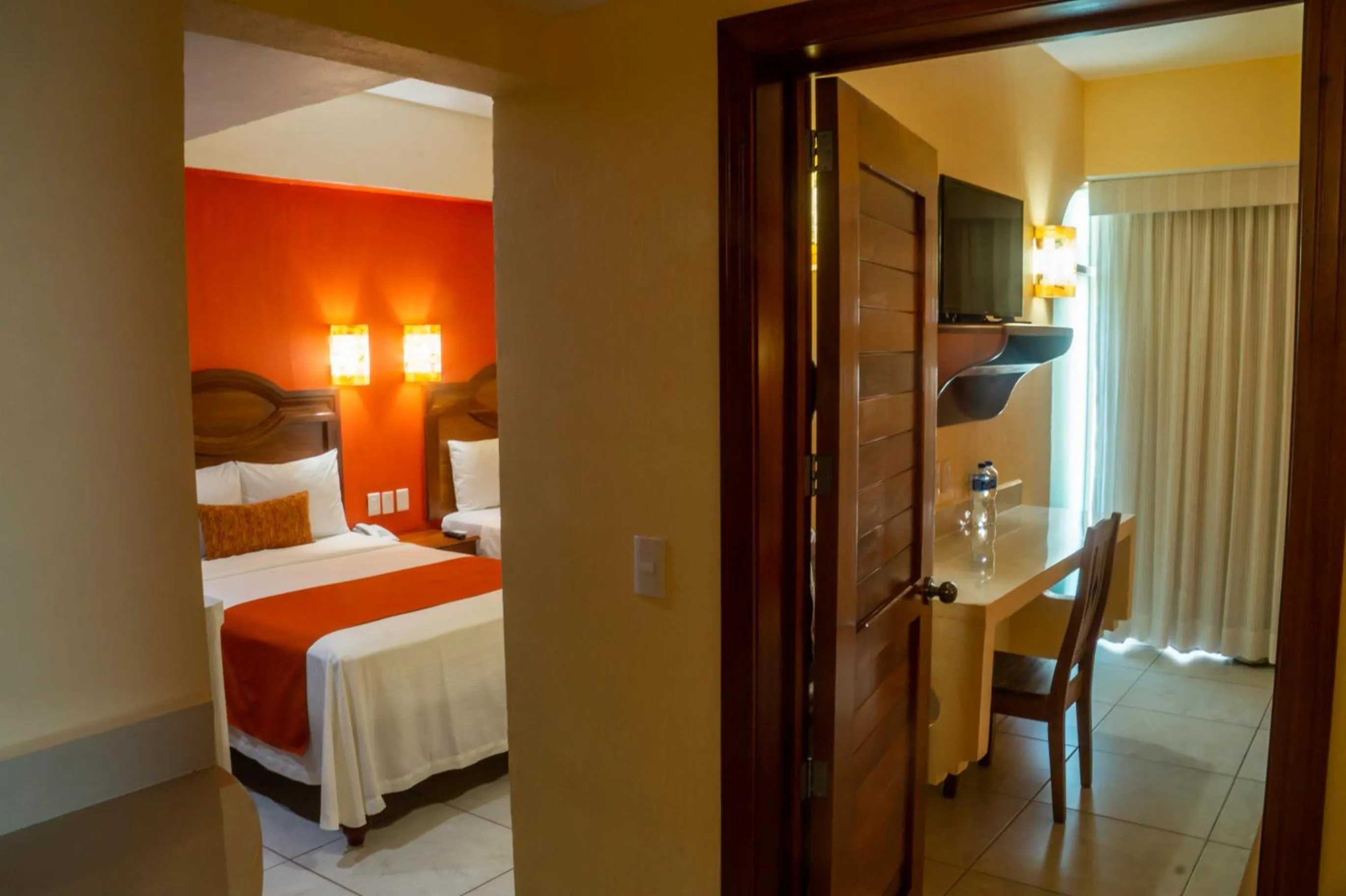 Decorative detail, Bed in Casa Danna Huatulco