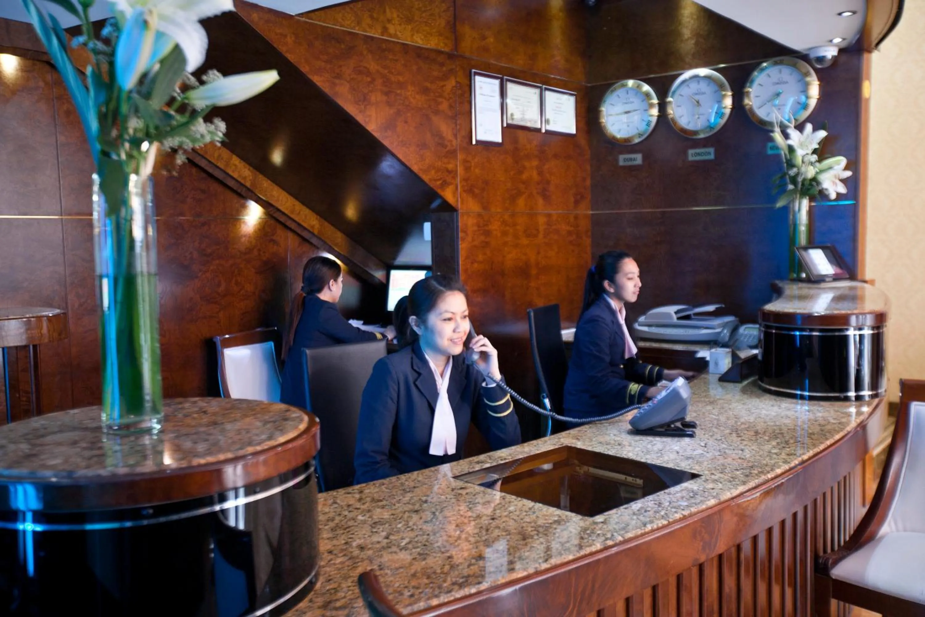 Staff in Broadway Hotel