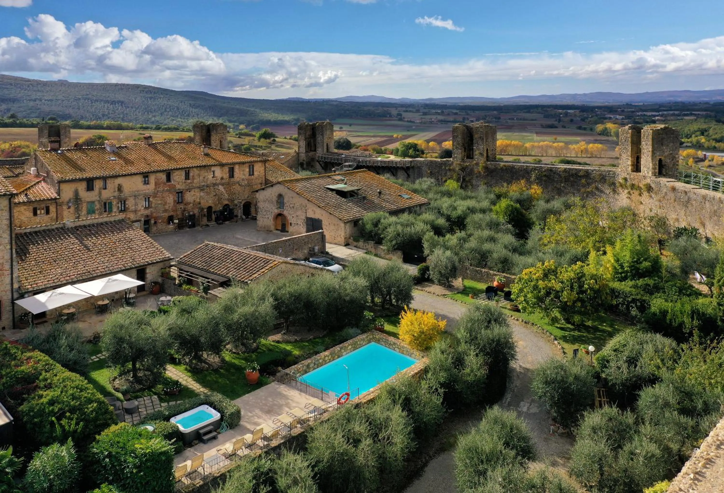 Bird's eye view in Hotel Monteriggioni