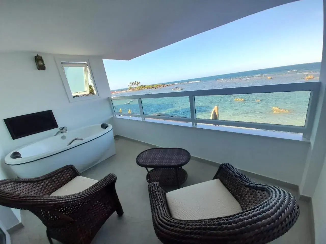 Deluxe Double Room with Sea View in Pousada Pénareia Deluxe Double Room with Sea View in Pousada Pénareia