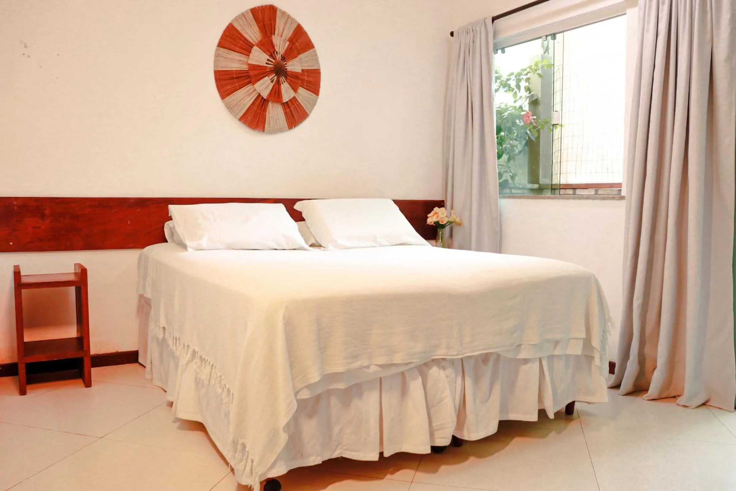 Bed in Pousada Pénareia