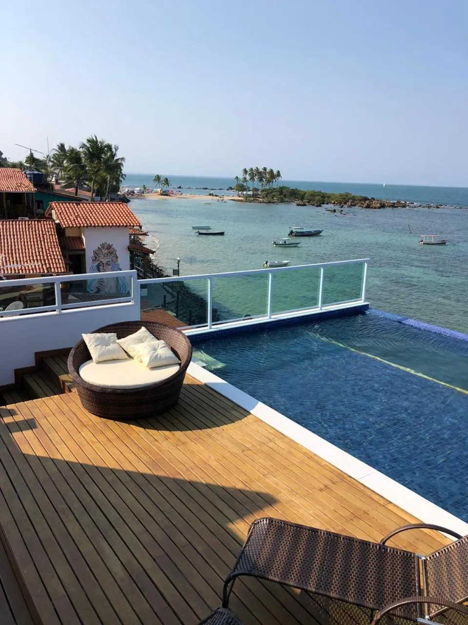 Swimming pool in Pousada Pénareia