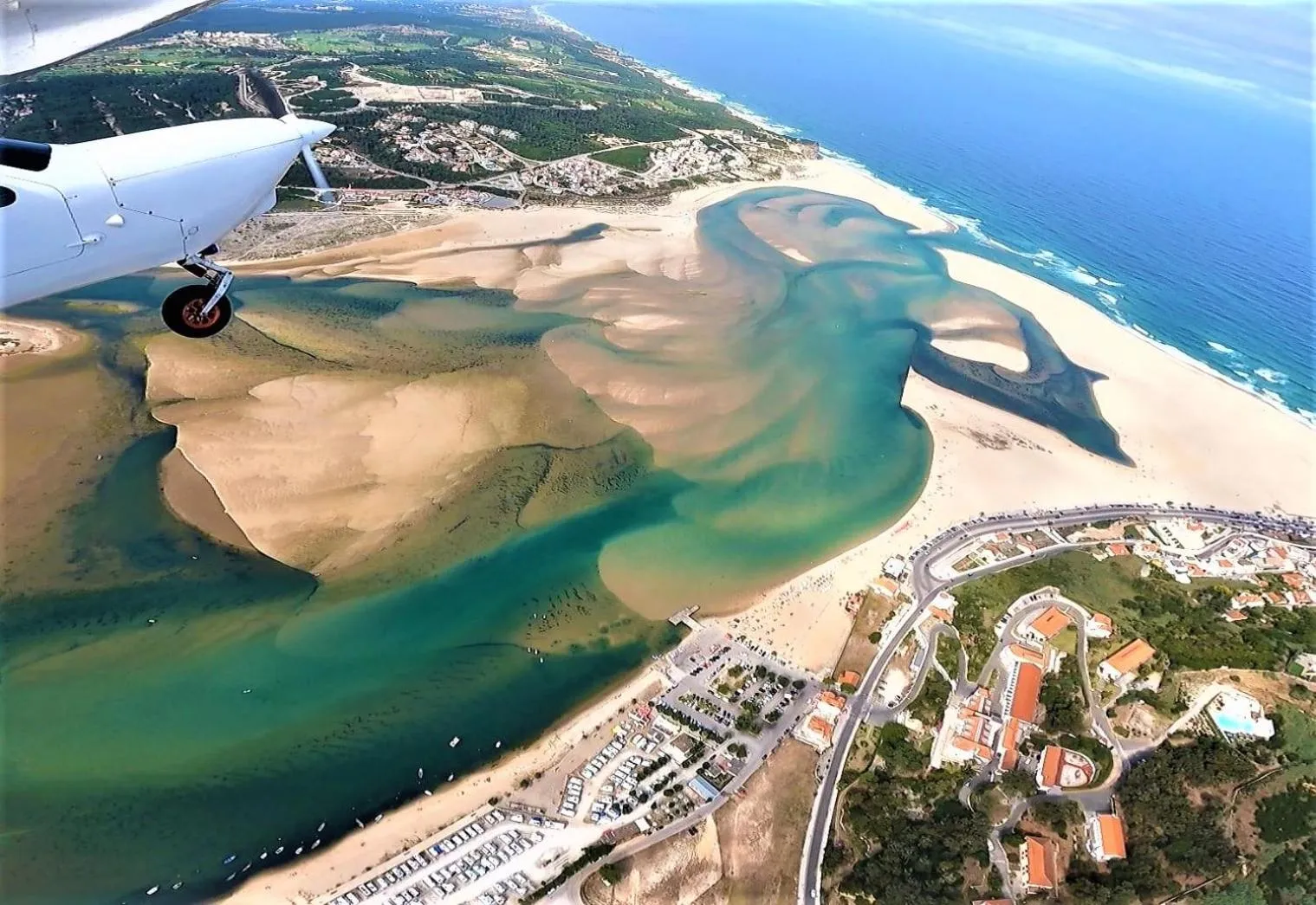 Bird's eye view in INATEL Foz Do Arelho
