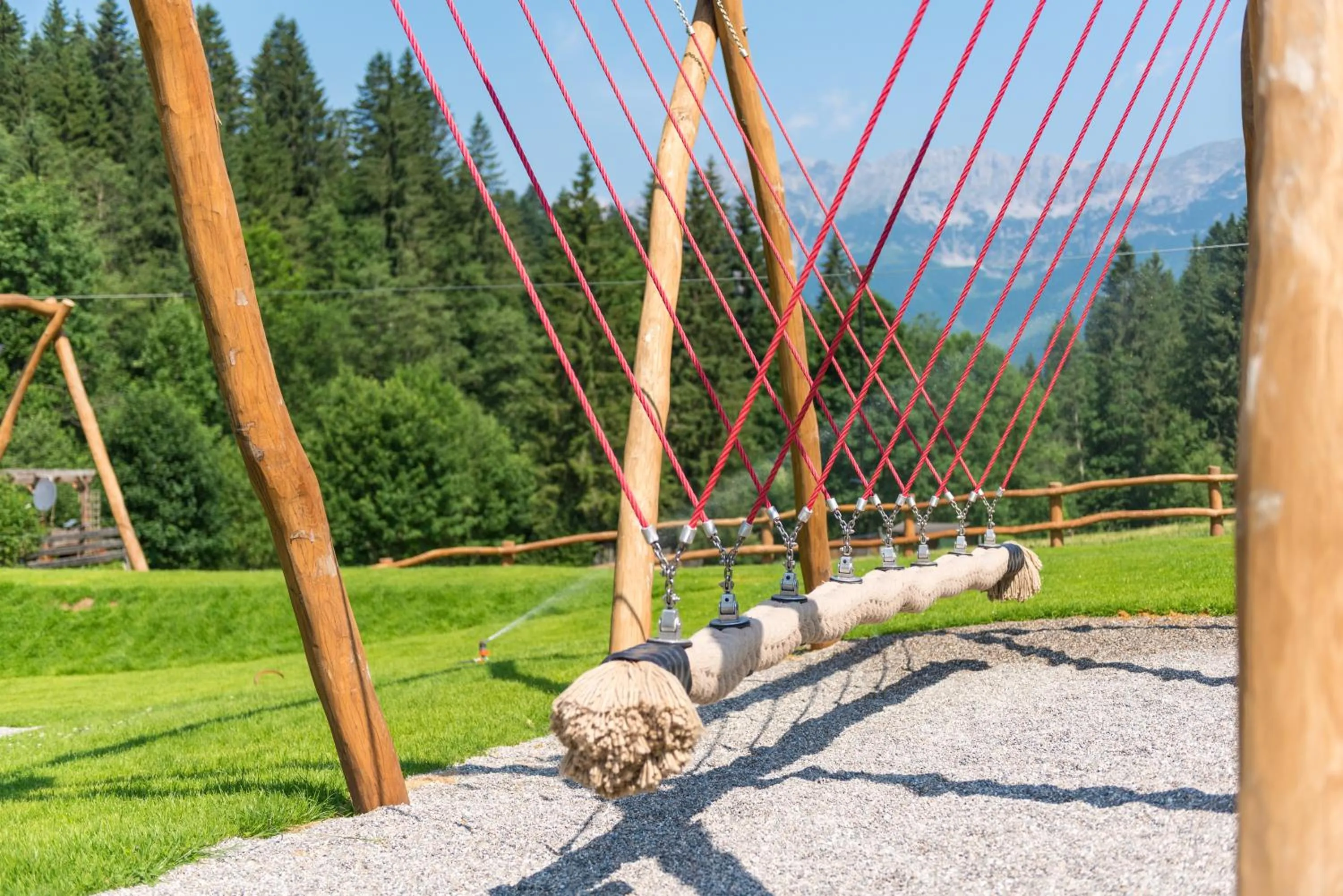Children play ground in Ferienappartements Landhof