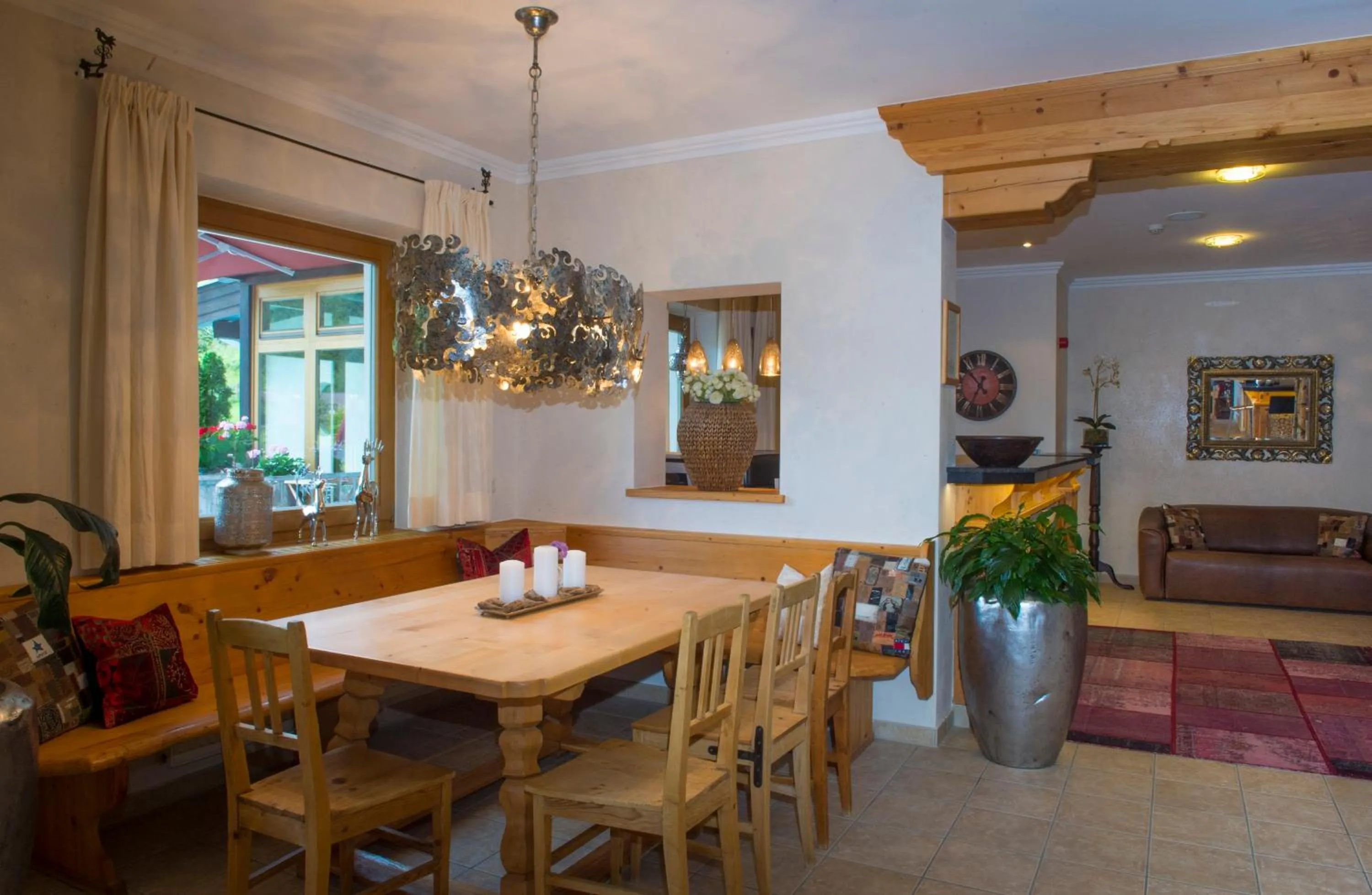 Dining area in Ferienappartements Landhof