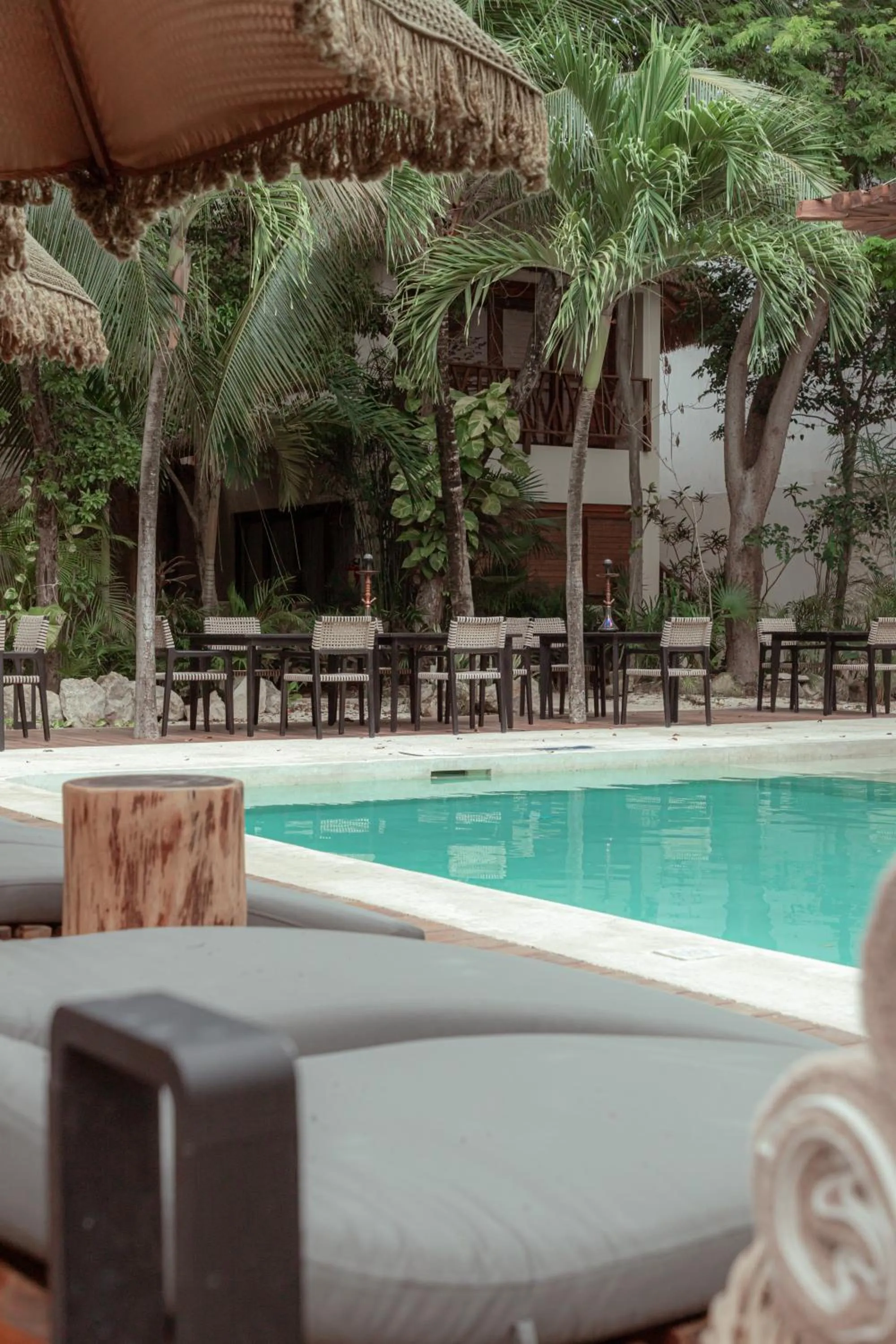Pool view in Prana Boutique Hotel Tulum