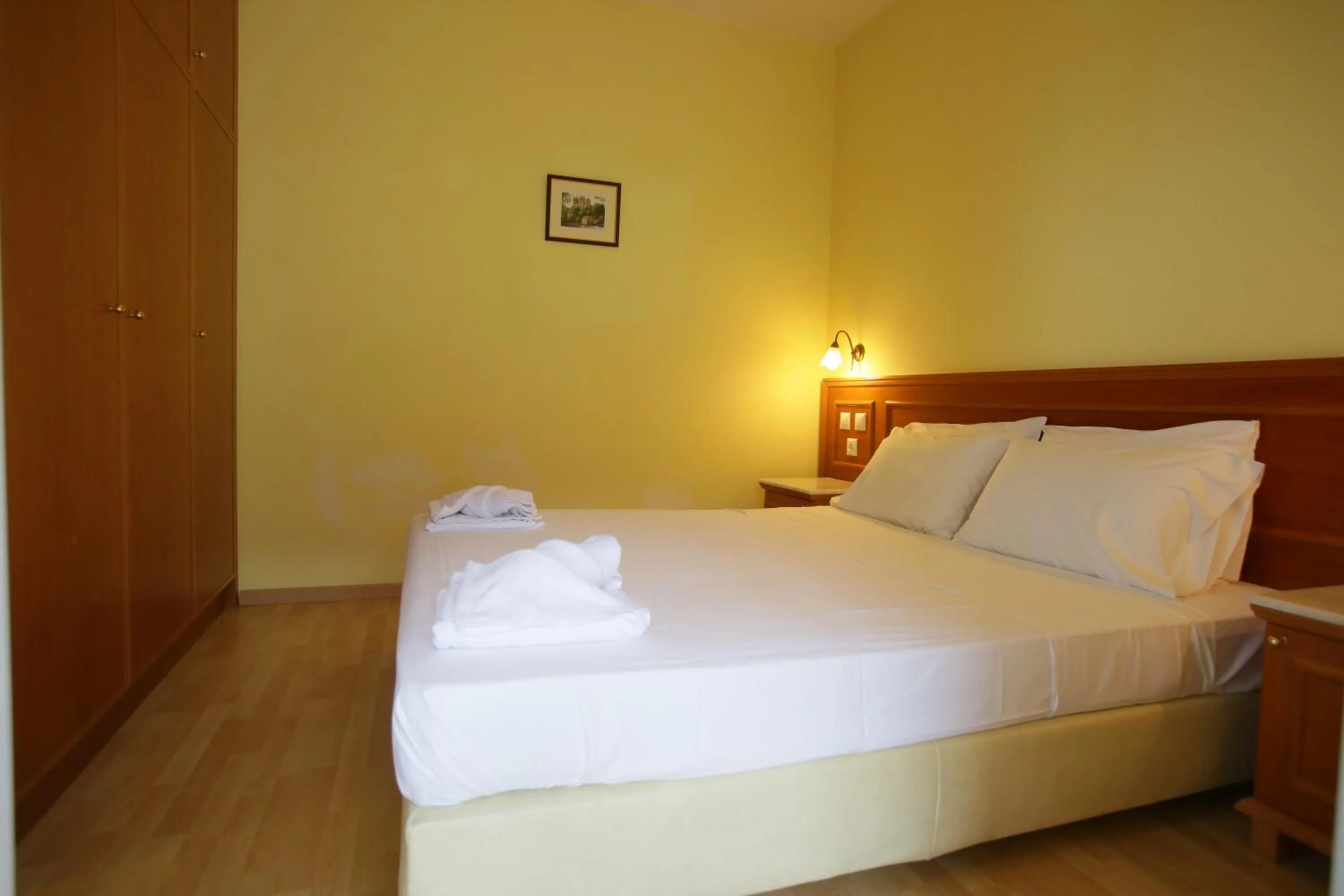 Bedroom, Bed in Anastasia Hotel Stalis