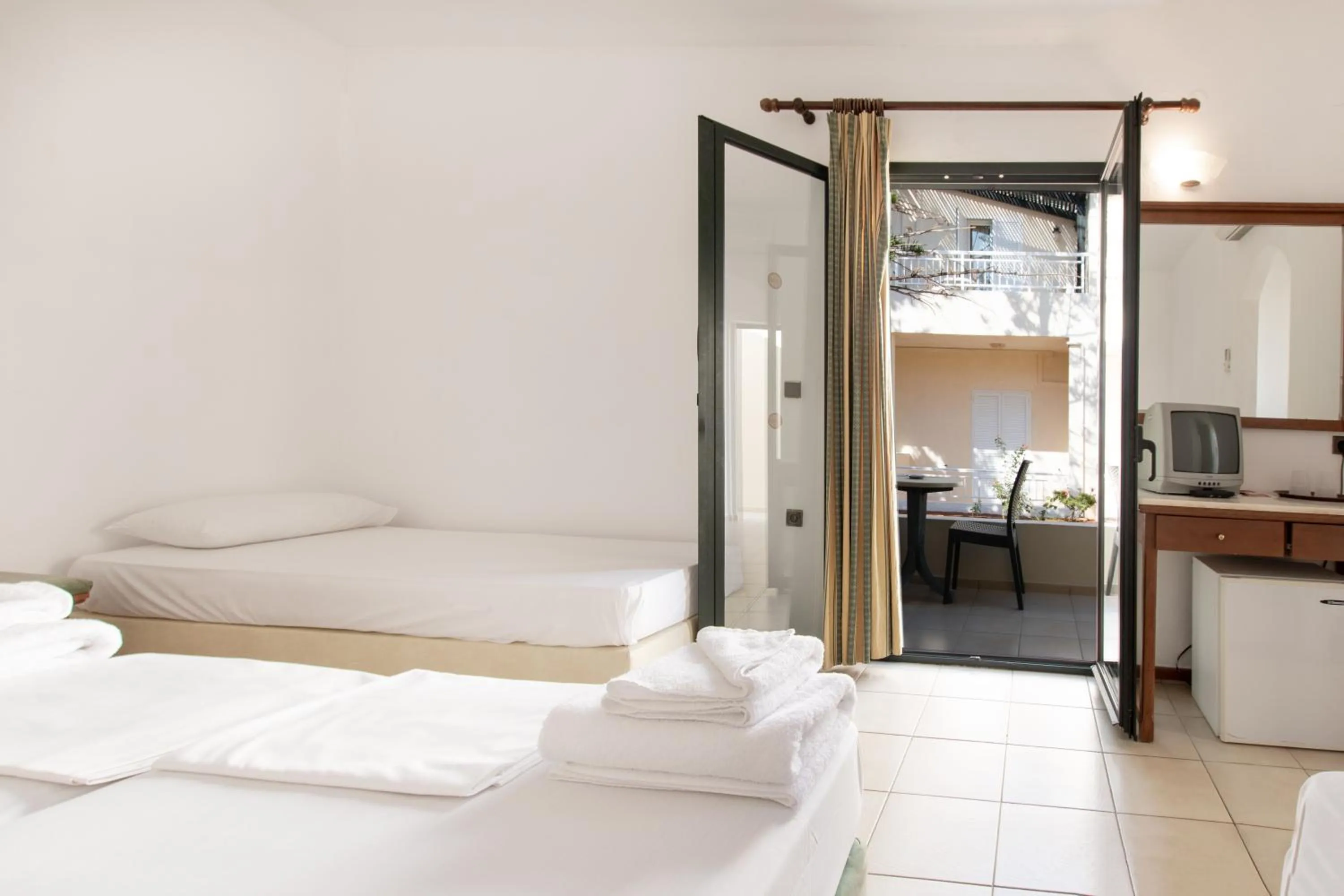 Bedroom, Bed in Anastasia Hotel Stalis