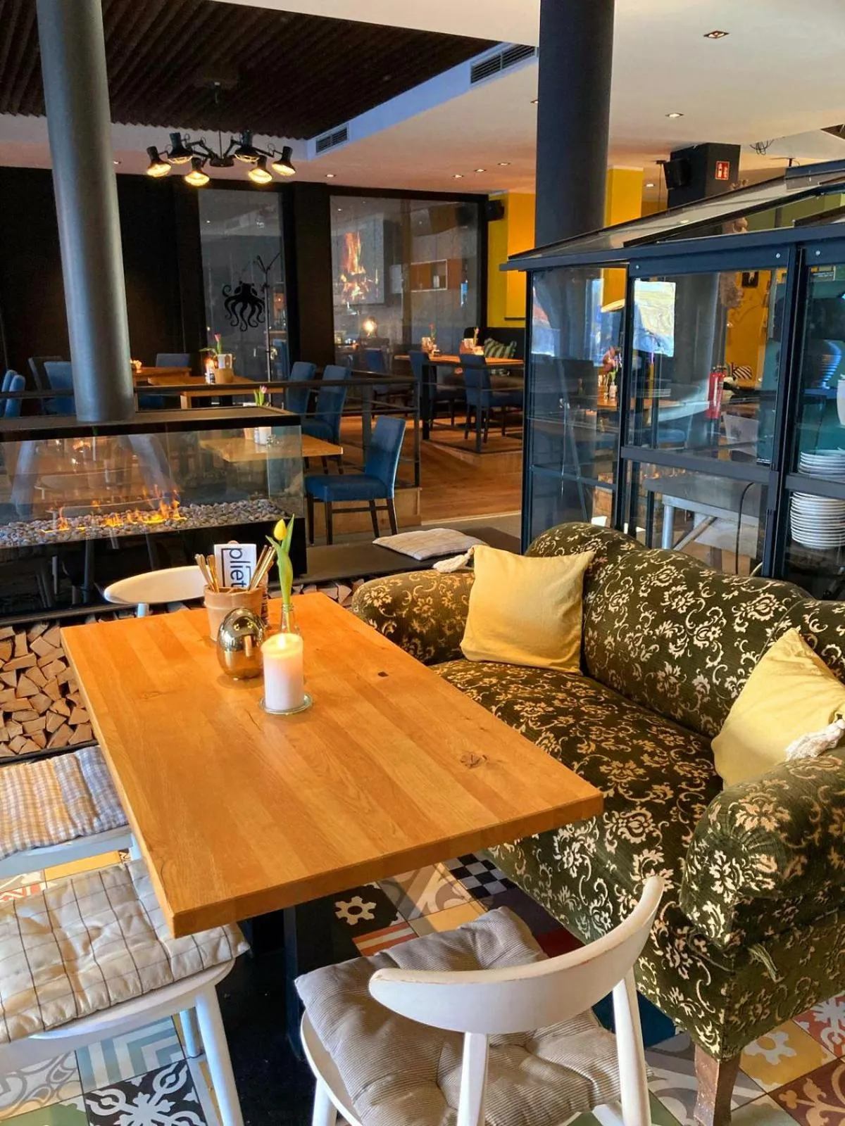 Living room in Krögers Hotel