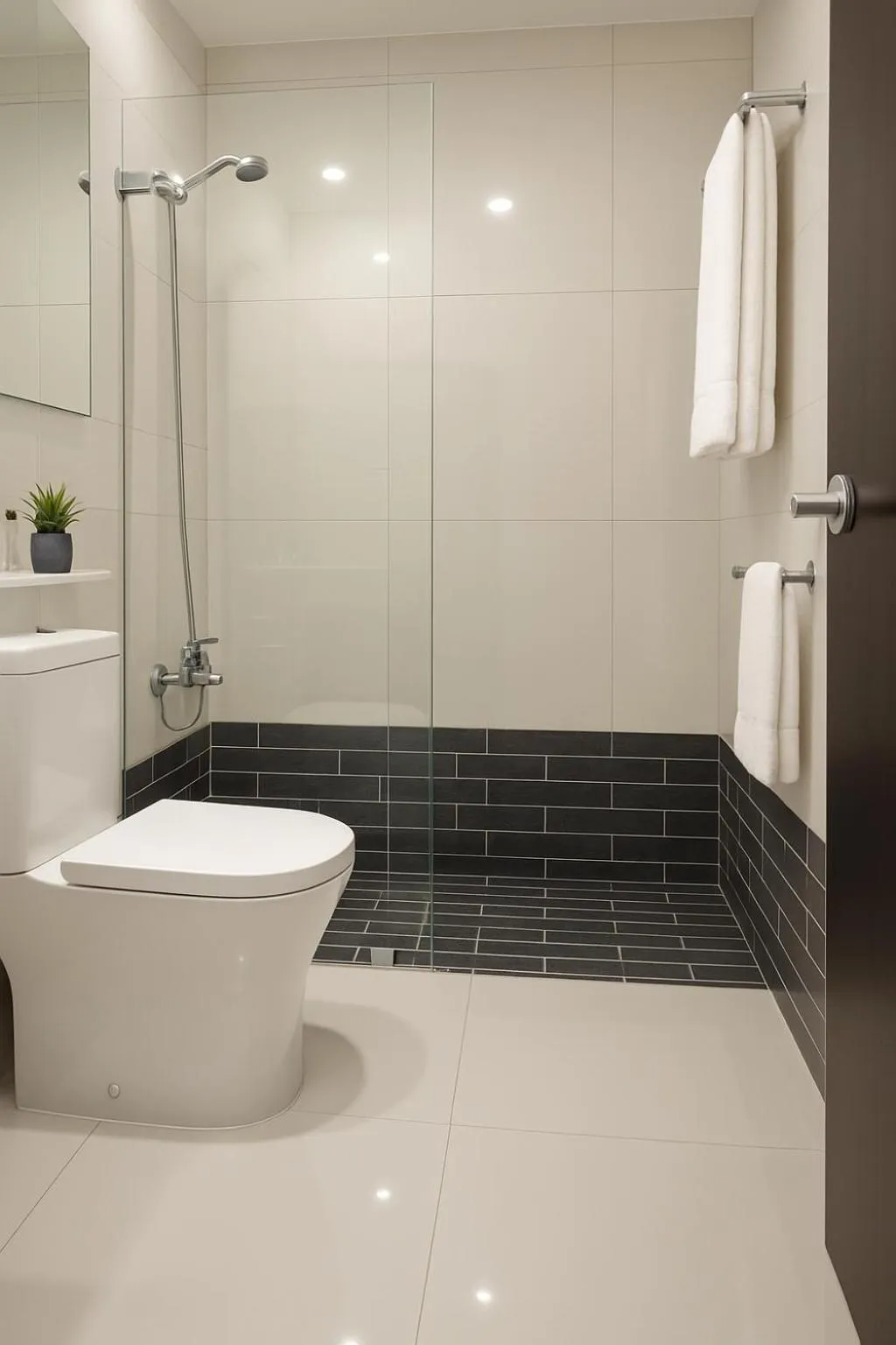 Shower in Lincoln Suite