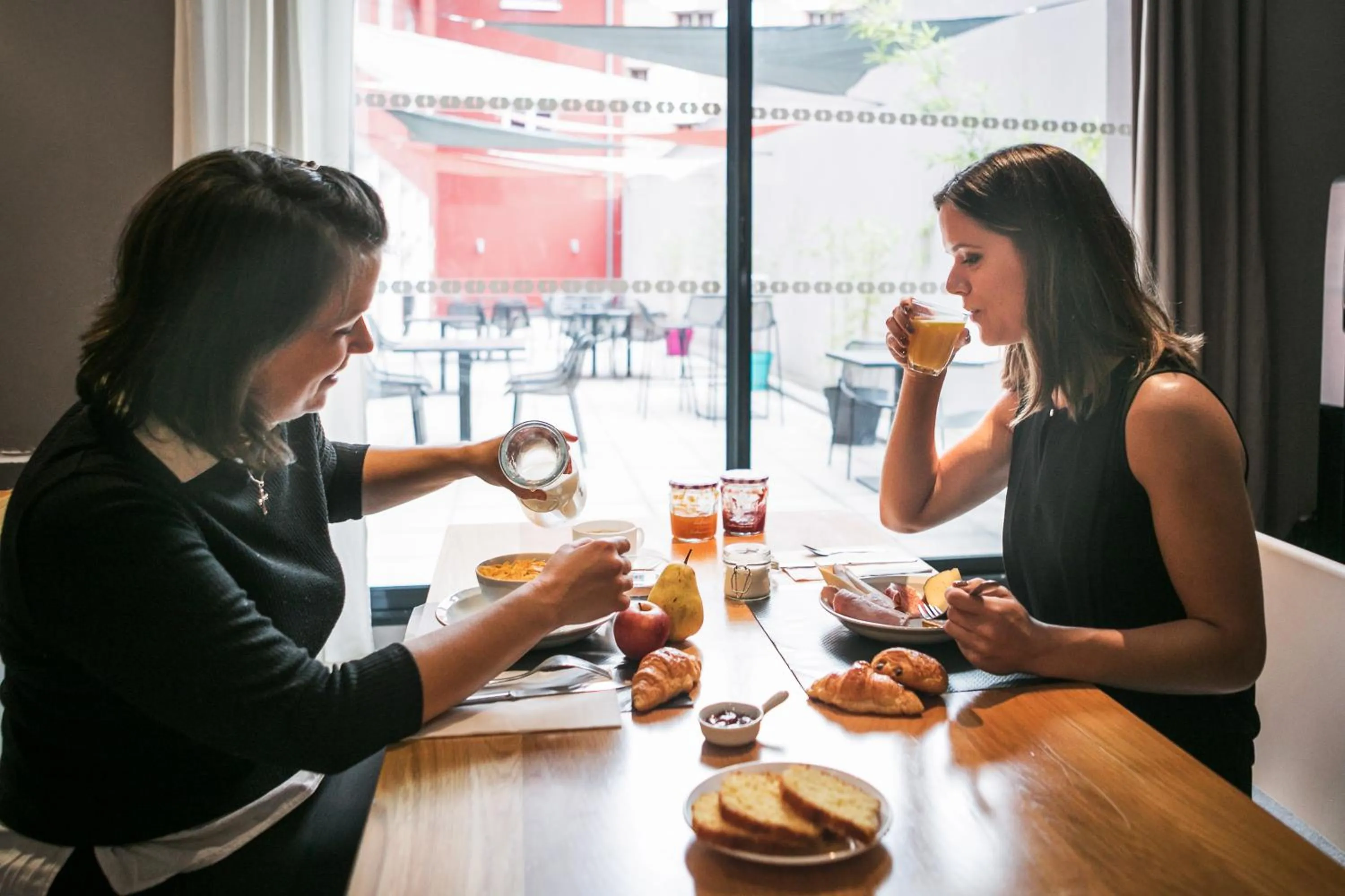 Continental breakfast in Comfort Aparthotel Lourdes Lorda