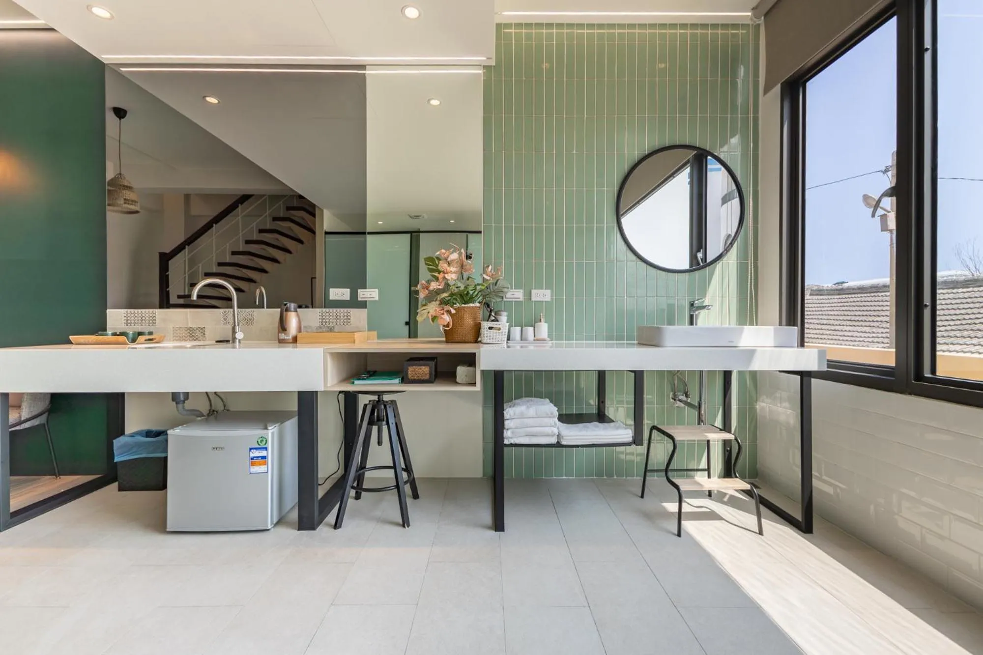 Bathroom in Beachcastle & Sea View Villa