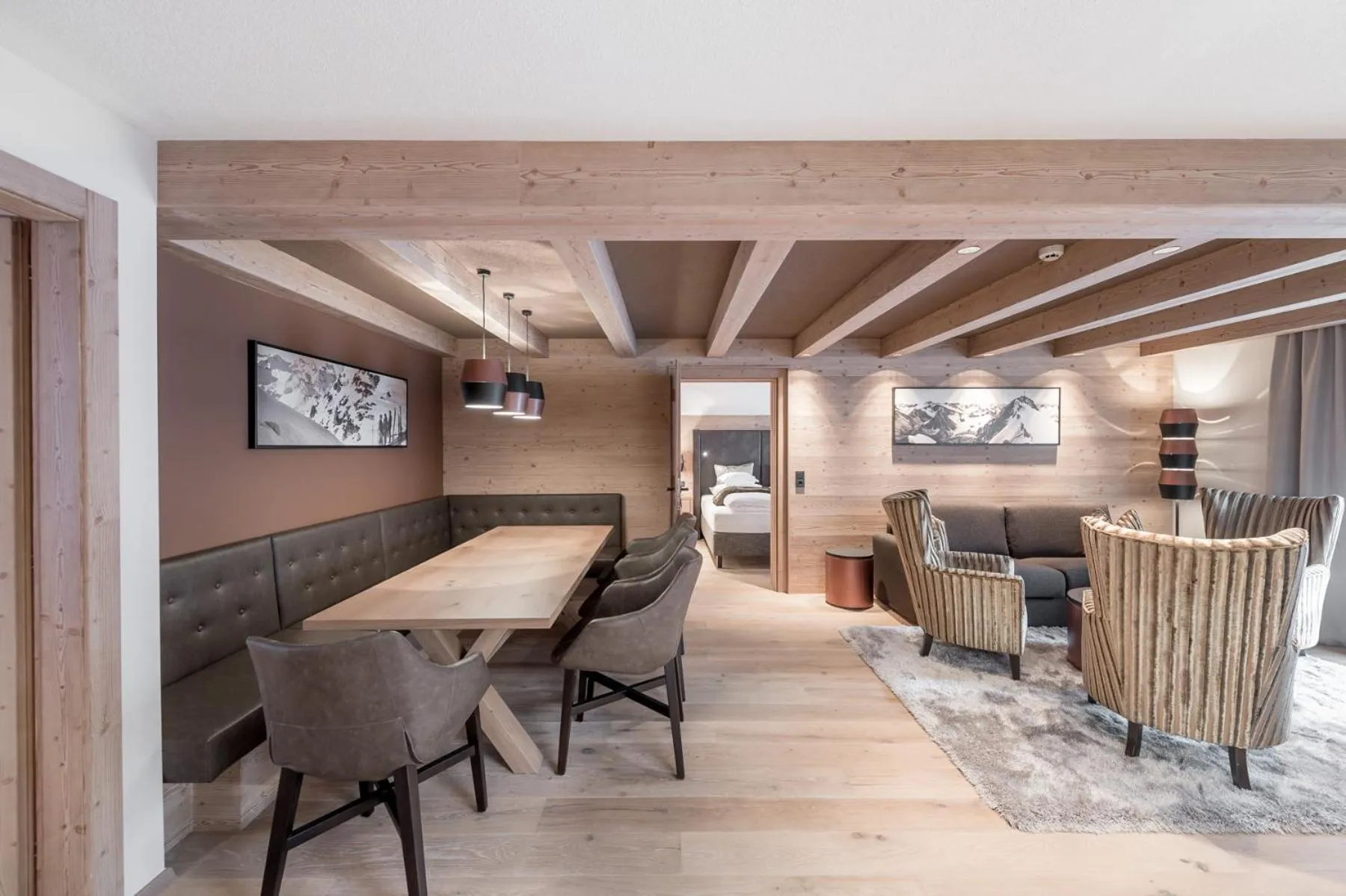 Living room in The Secret Sölden