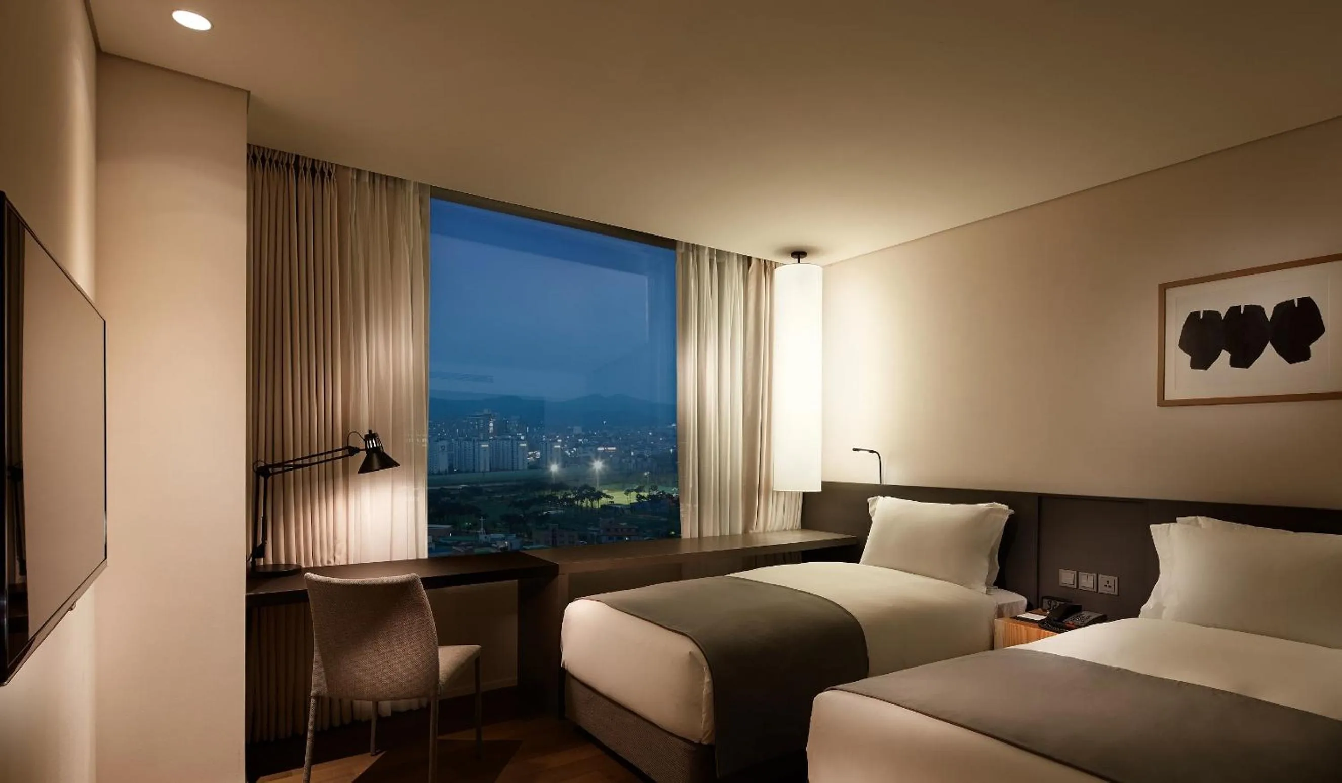 Bed in Shilla Stay Cheonan Asan - Samsung Display City
