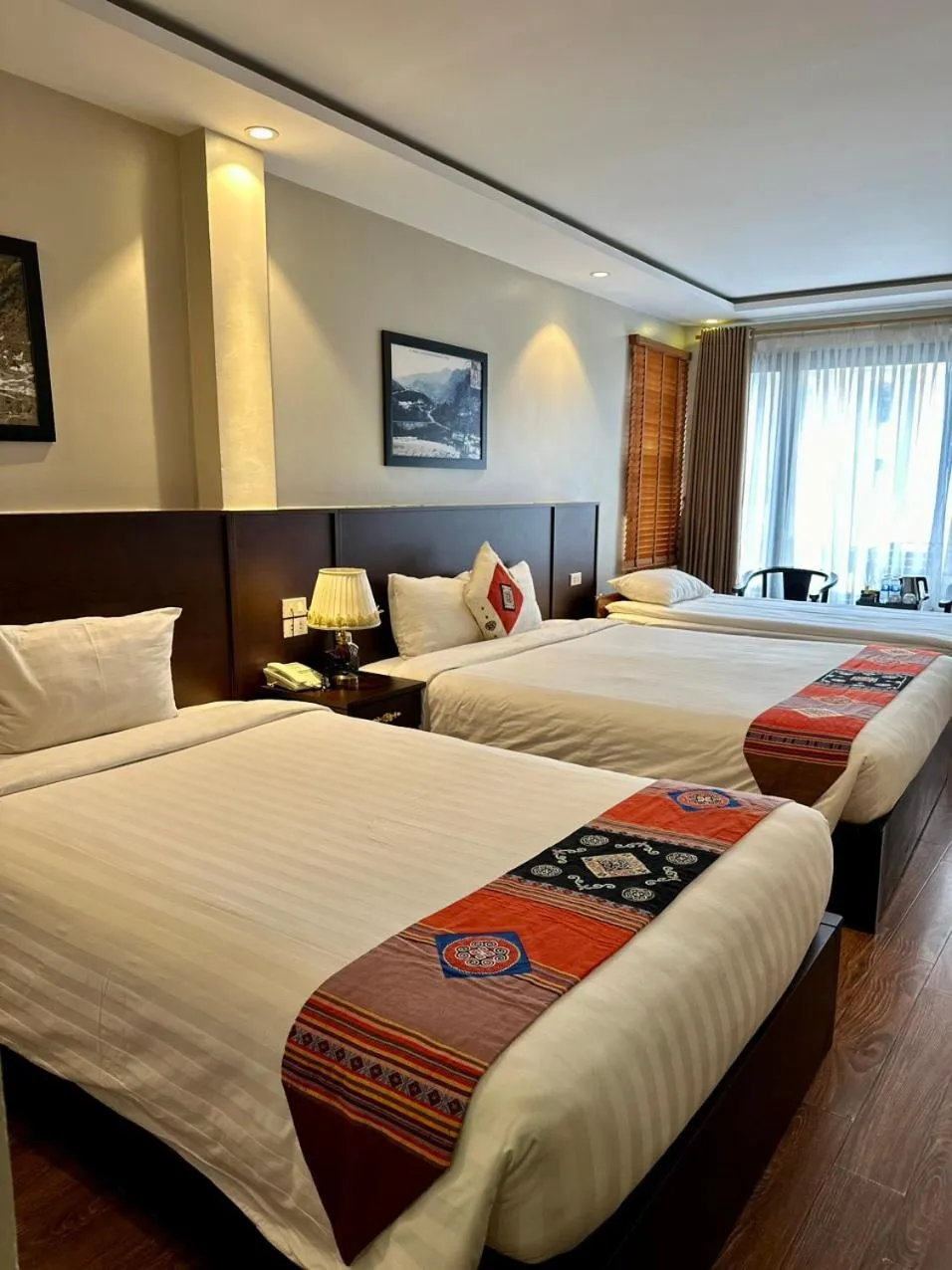 Bed in Sapa Centre Hotel