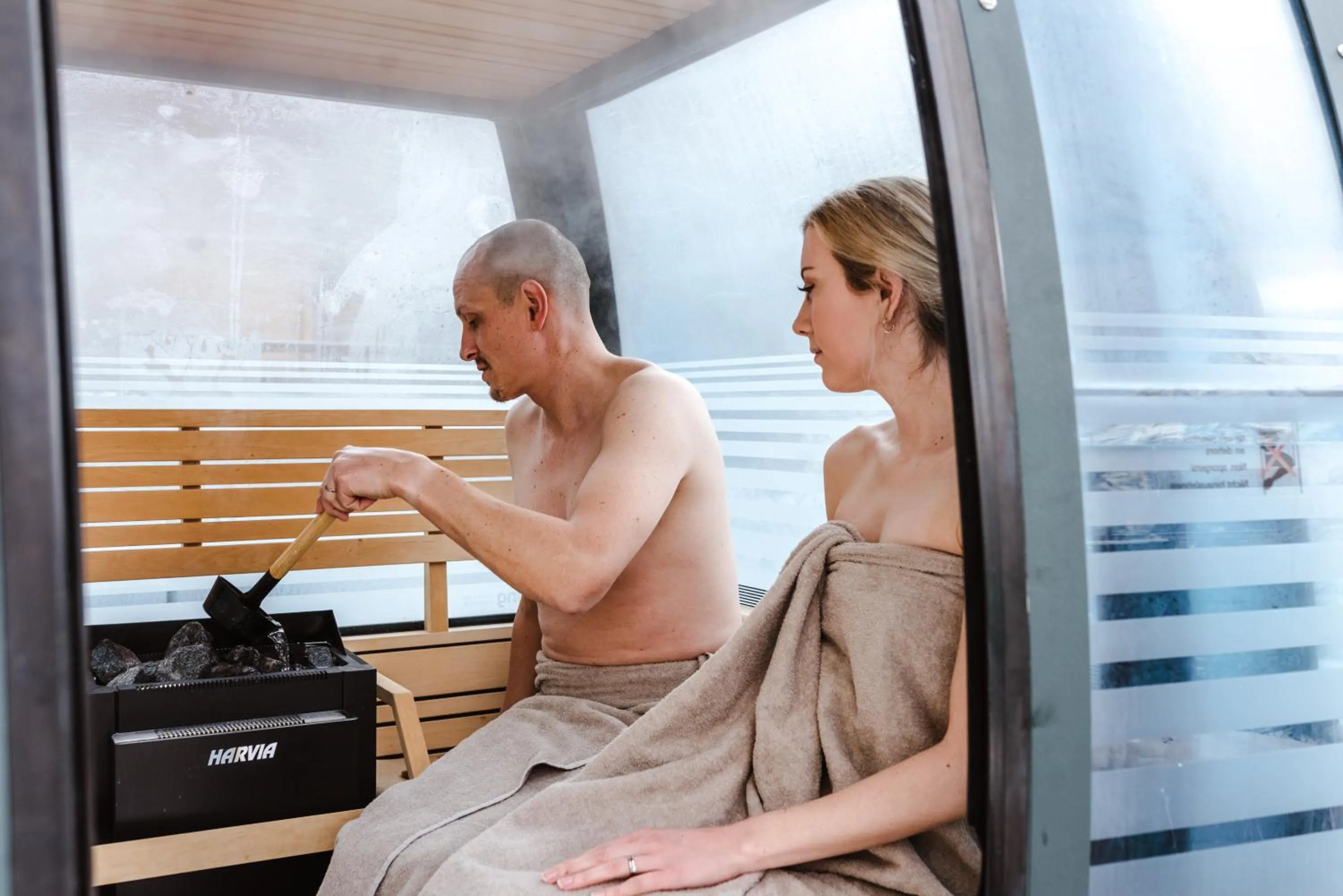 Sauna in Aktiv Hotel & Spa Hannigalp