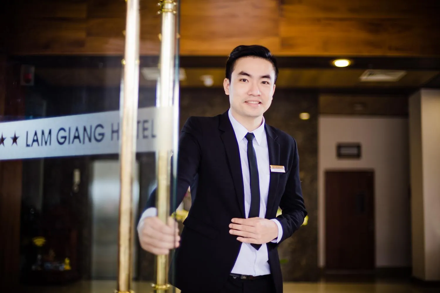 Staff in Lam Giang Hotel