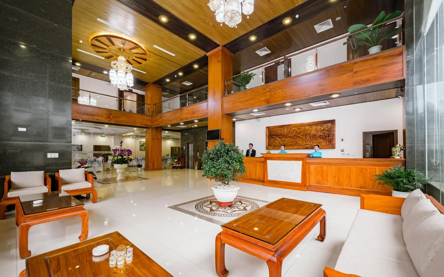 Lobby or reception in Lam Giang Hotel