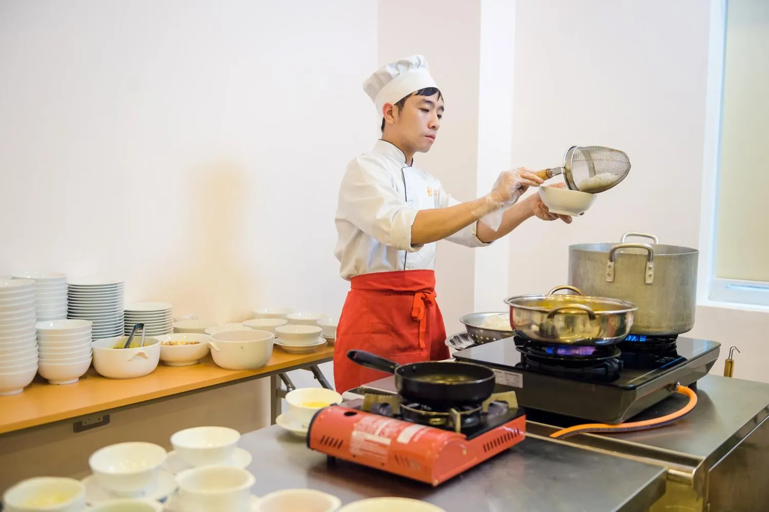 Staff in Lam Giang Hotel