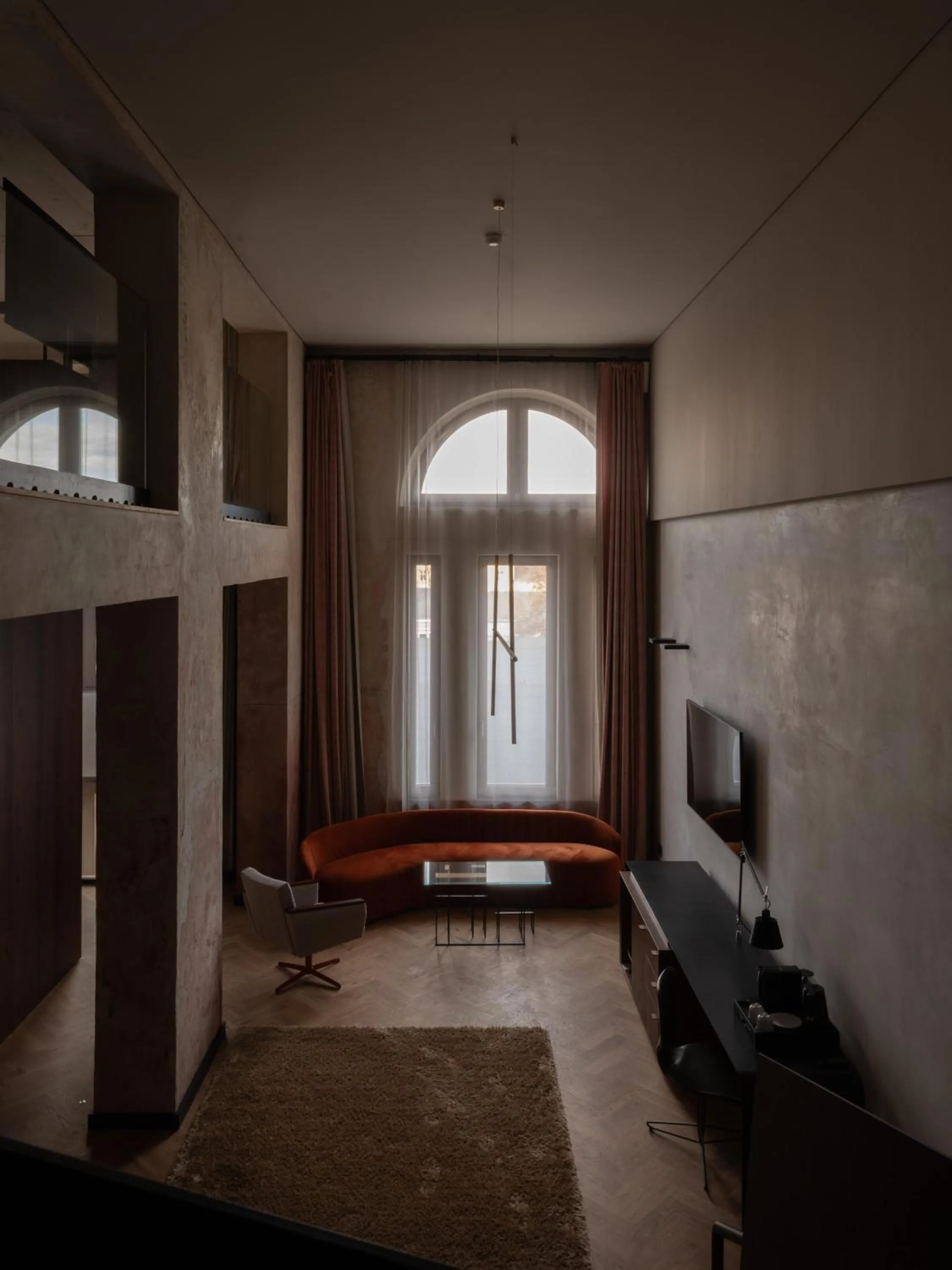 Living room, Bed in Grand Hotel