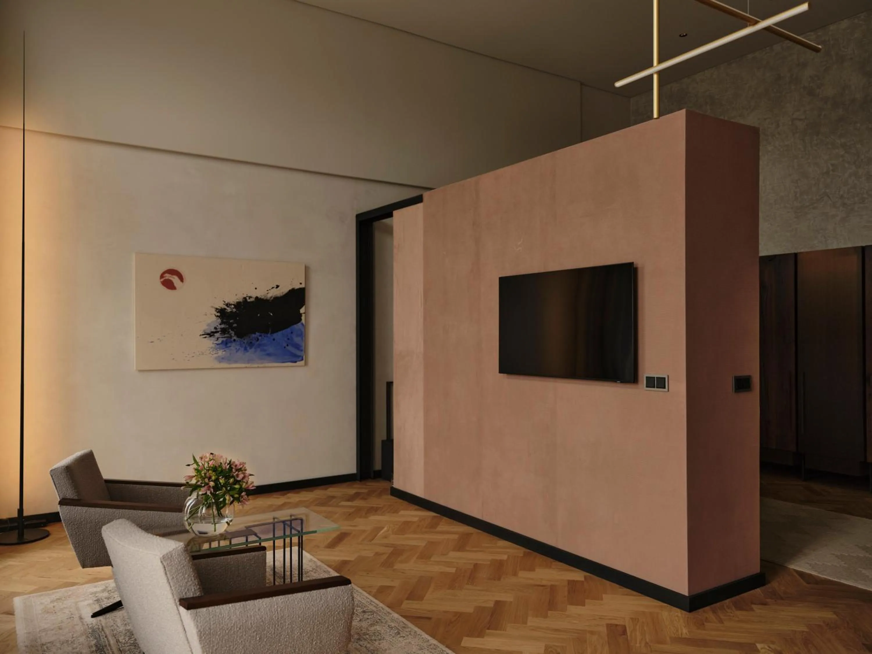 Seating area in Grand Hotel