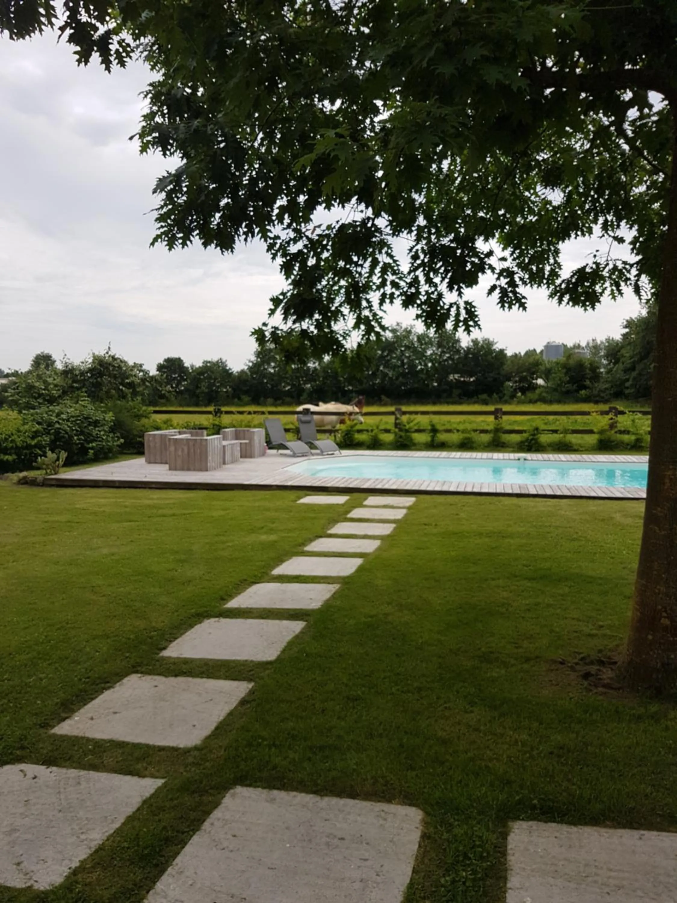 Swimming pool in Le Vieux Logis de la Galocherie