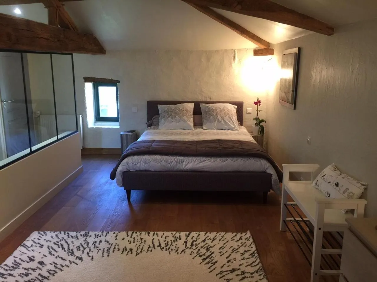 Bedroom, Bed in Le Vieux Logis de la Galocherie