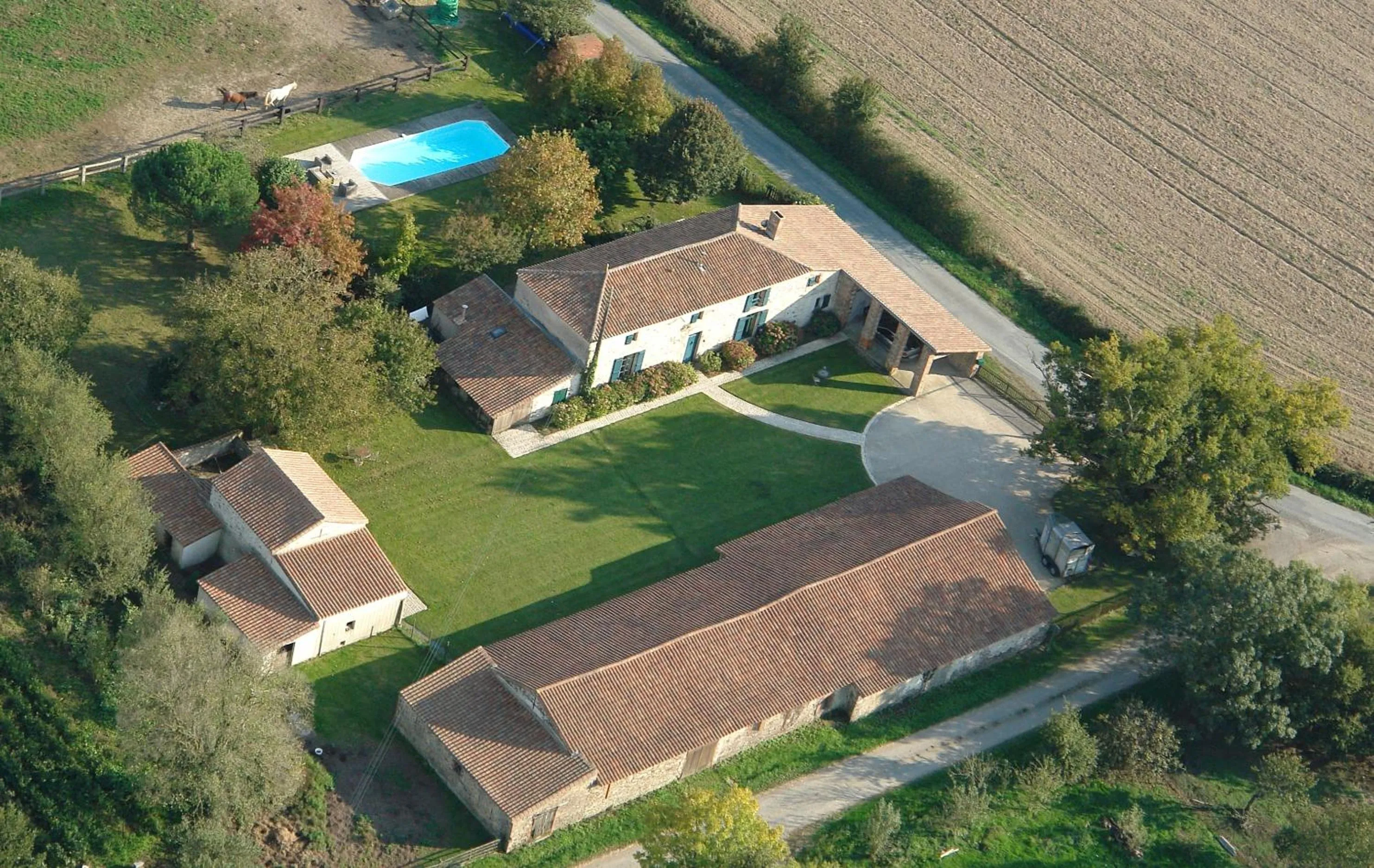 Bird's eye view in Le Vieux Logis de la Galocherie