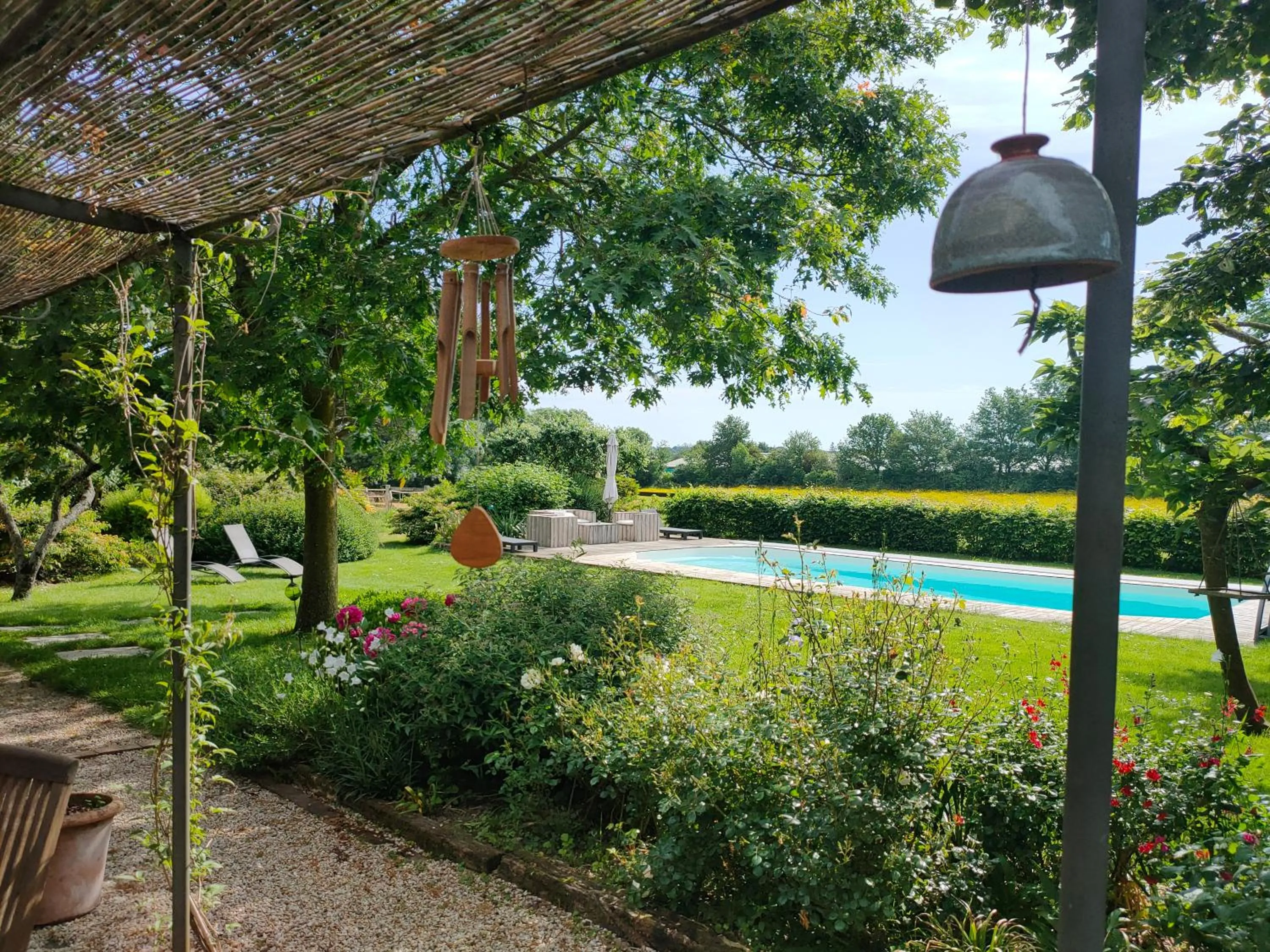 Swimming pool in Le Vieux Logis de la Galocherie