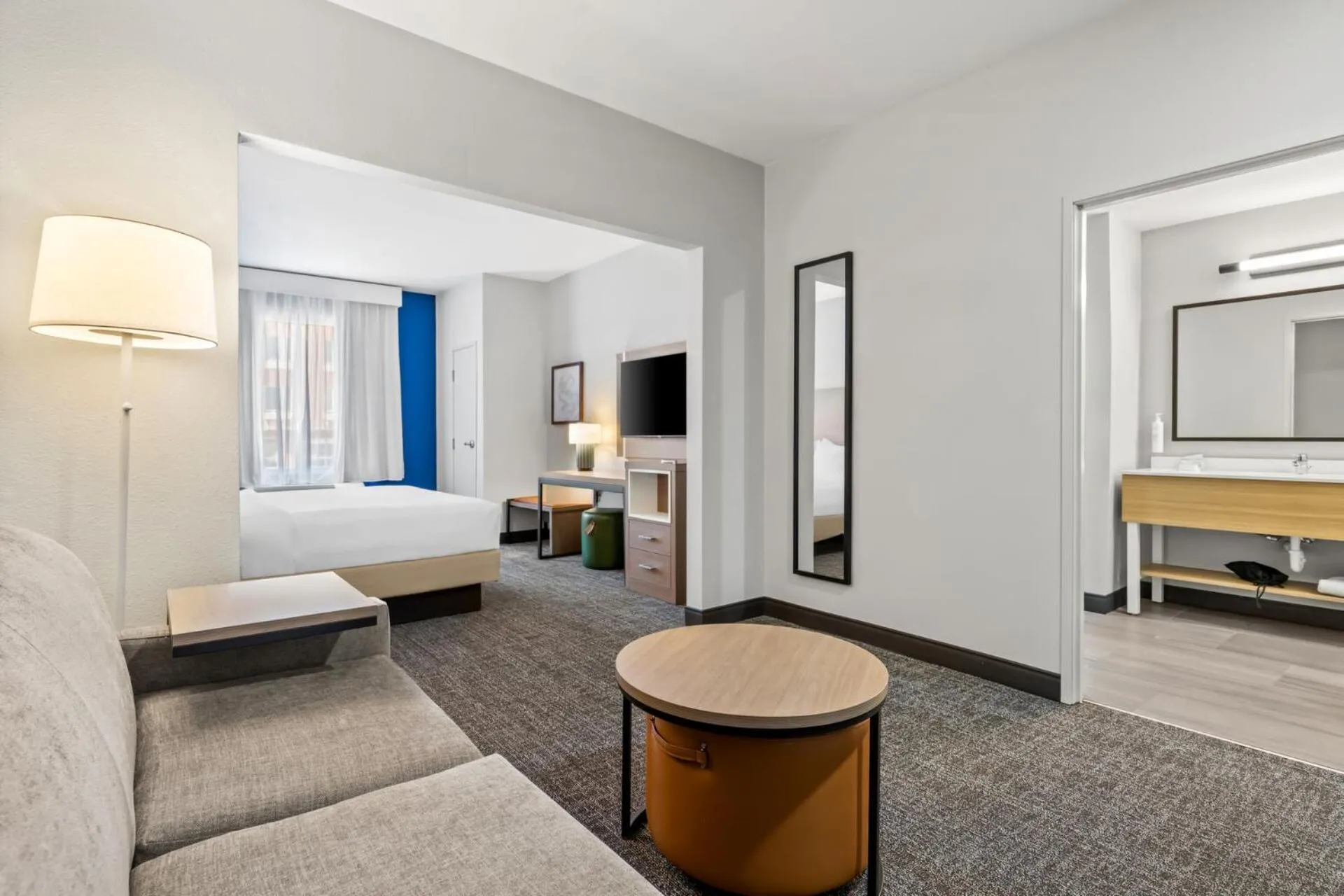 Living room, Bed in Spark by Hilton Catoosa Tulsa