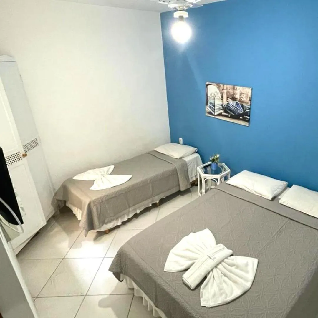 Bed in Pousada Kopenhagen Beach