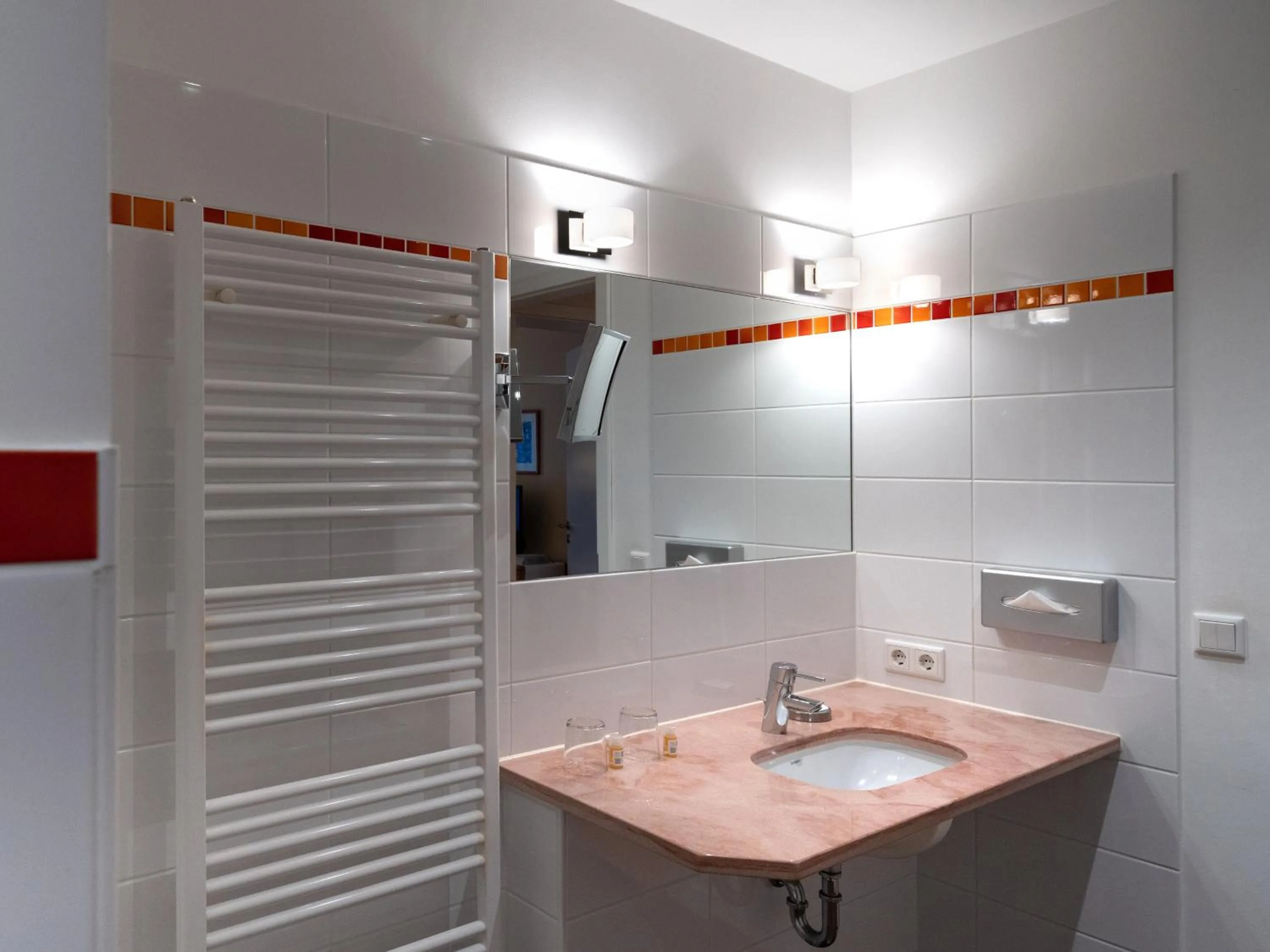 Bathroom in Hotel Gutenberg