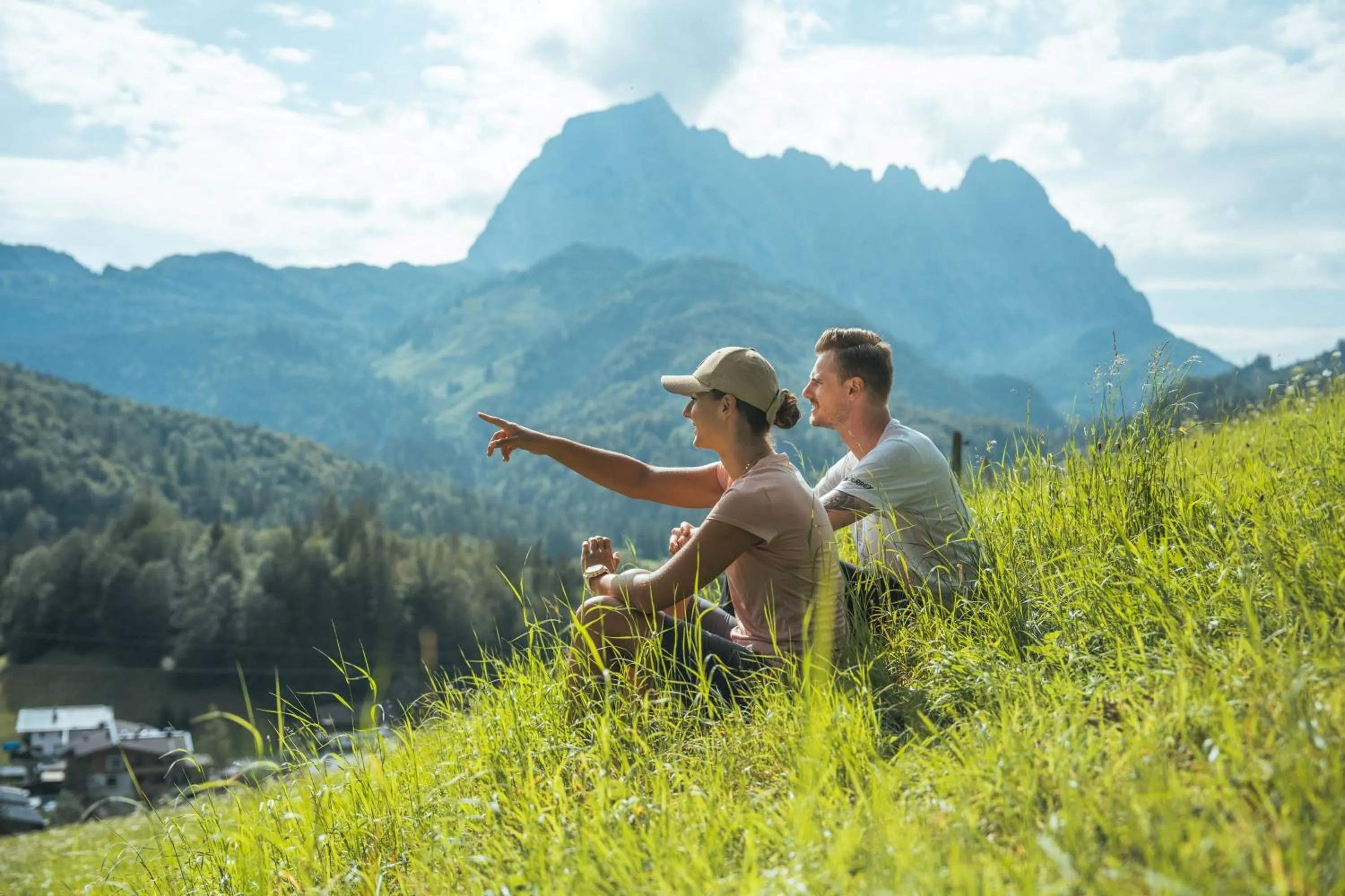 Mountain view in Hotel Jagdschlössl