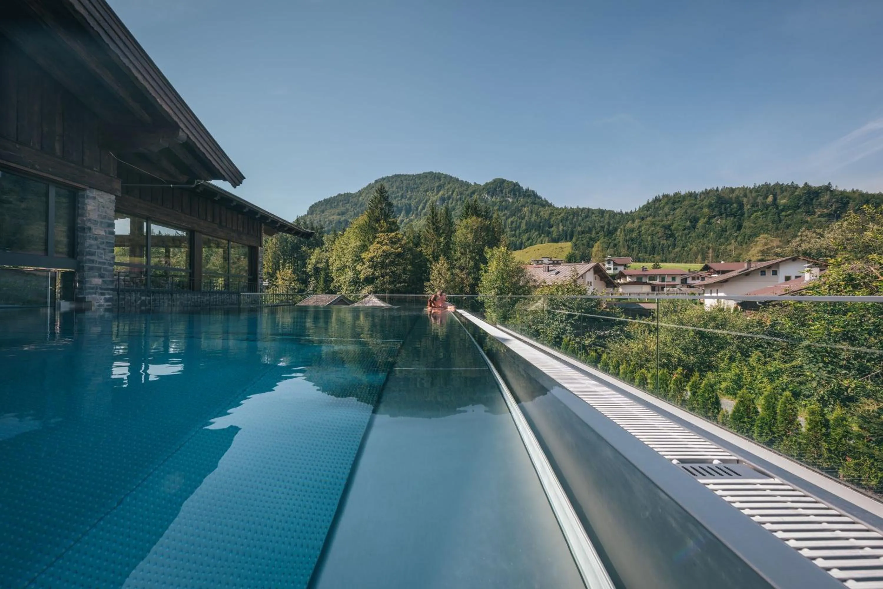 Swimming pool in Hotel Jagdschlössl