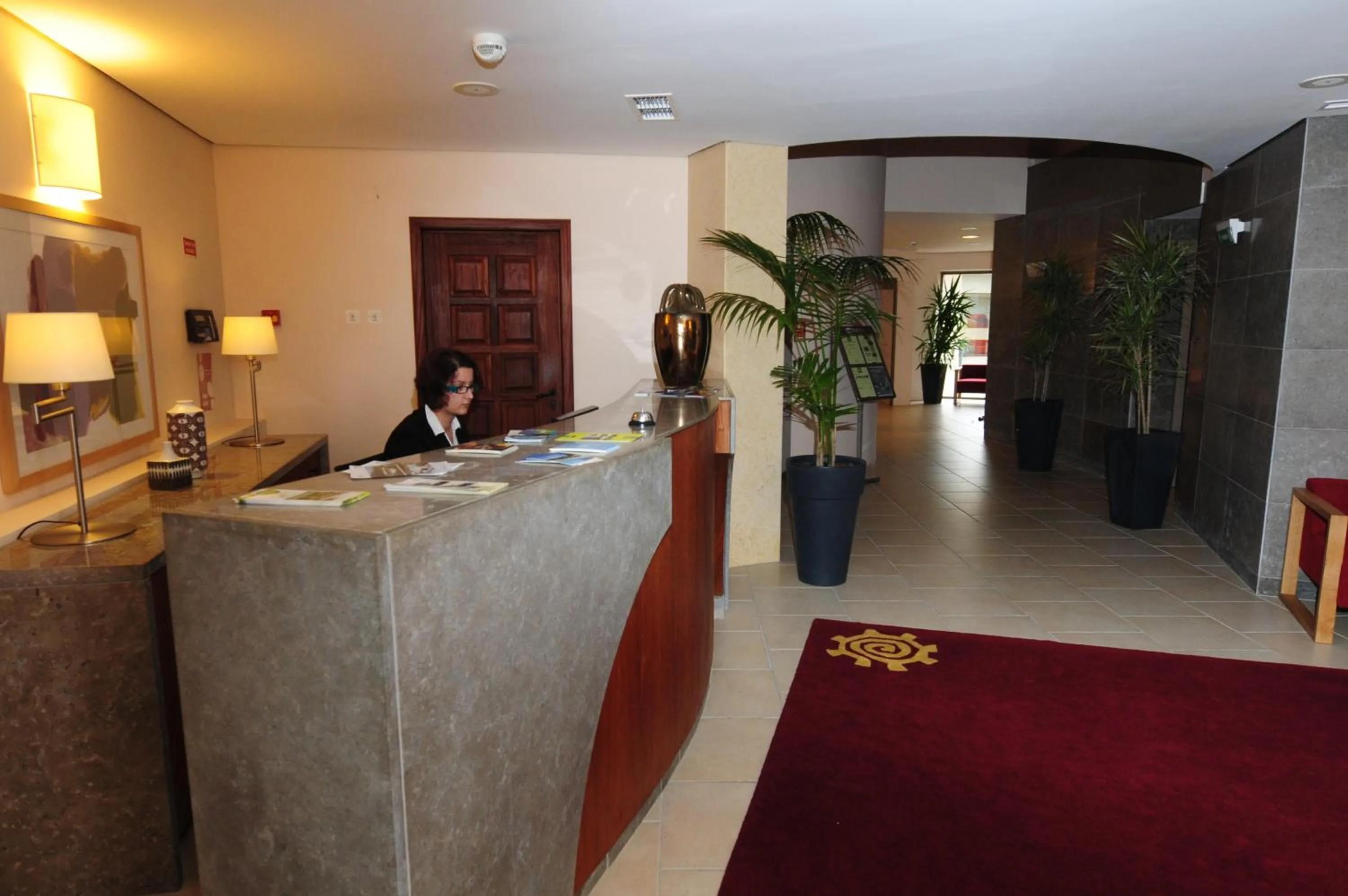 Lobby or reception in INATEL Linhares da Beira Hotel Rural