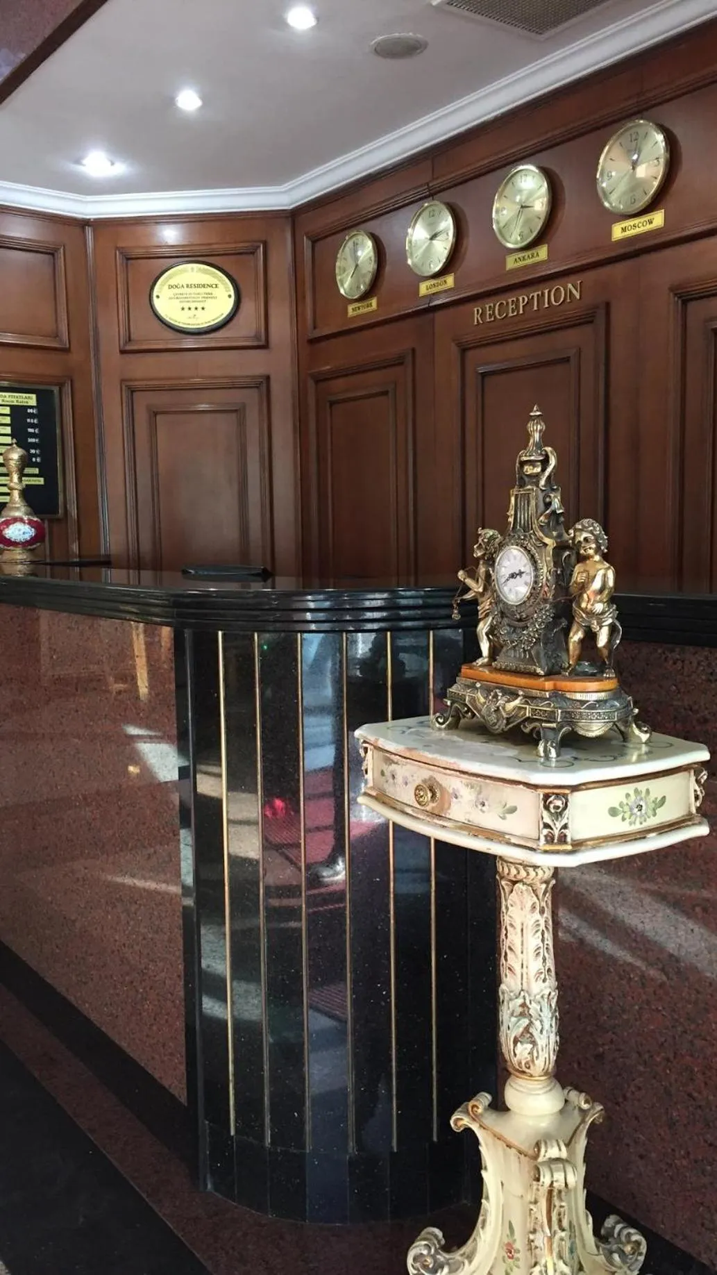 Lobby or reception in DOGA RESIDENCE HOTEL Ankara