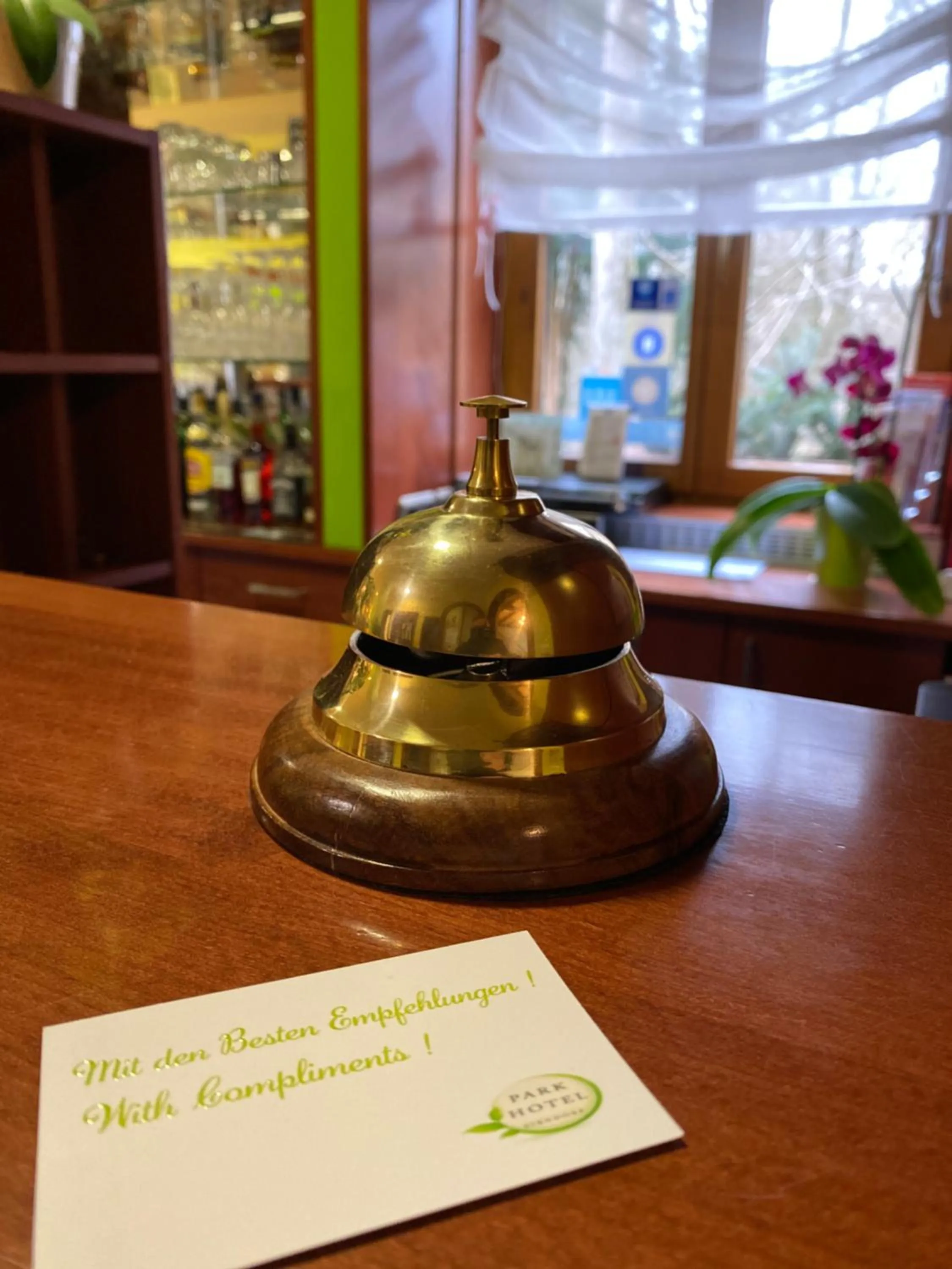 Lobby or reception in Parkhotel Zirndorf