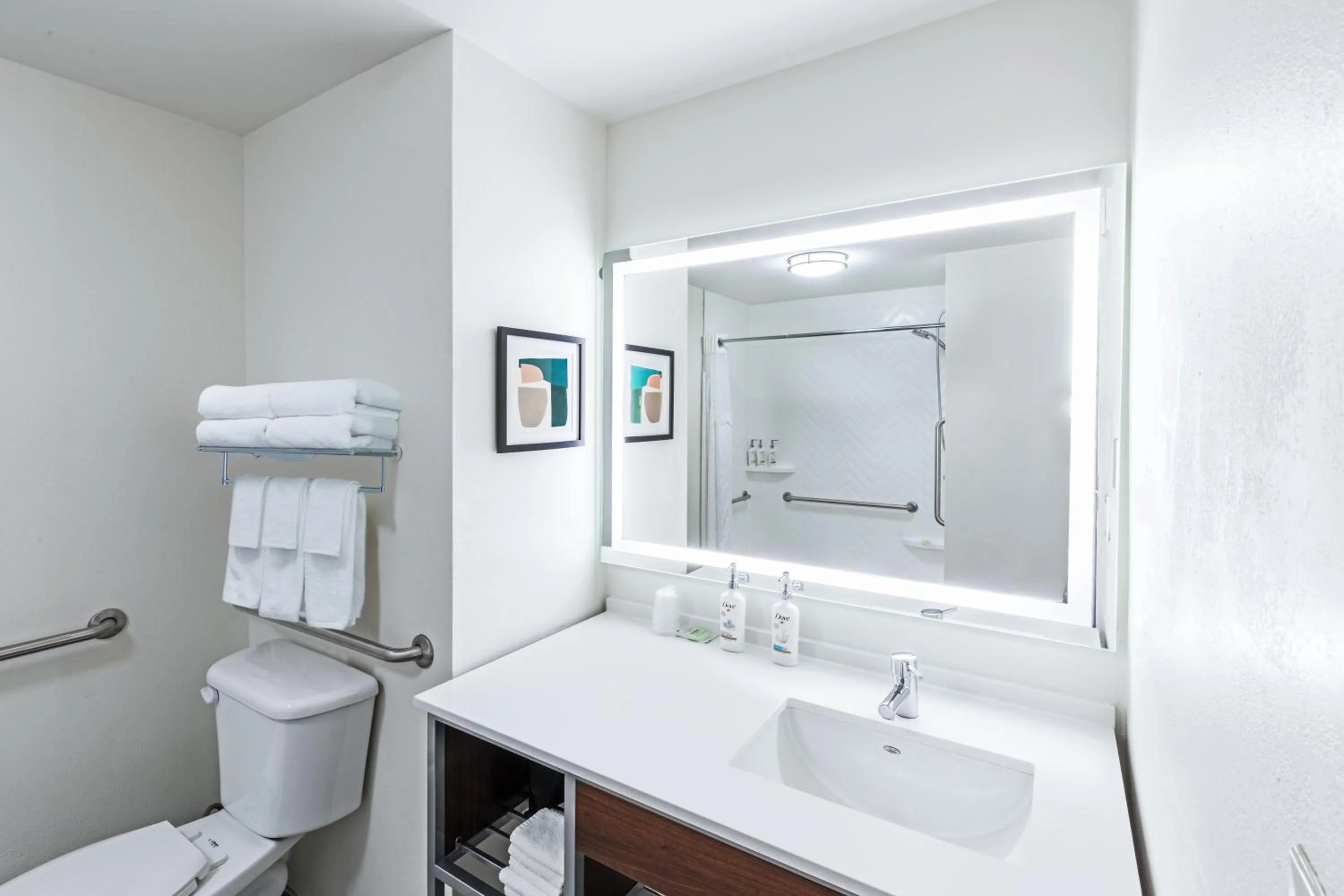 Shower in Holiday Inn Hotel & Suites Tulsa South by IHG