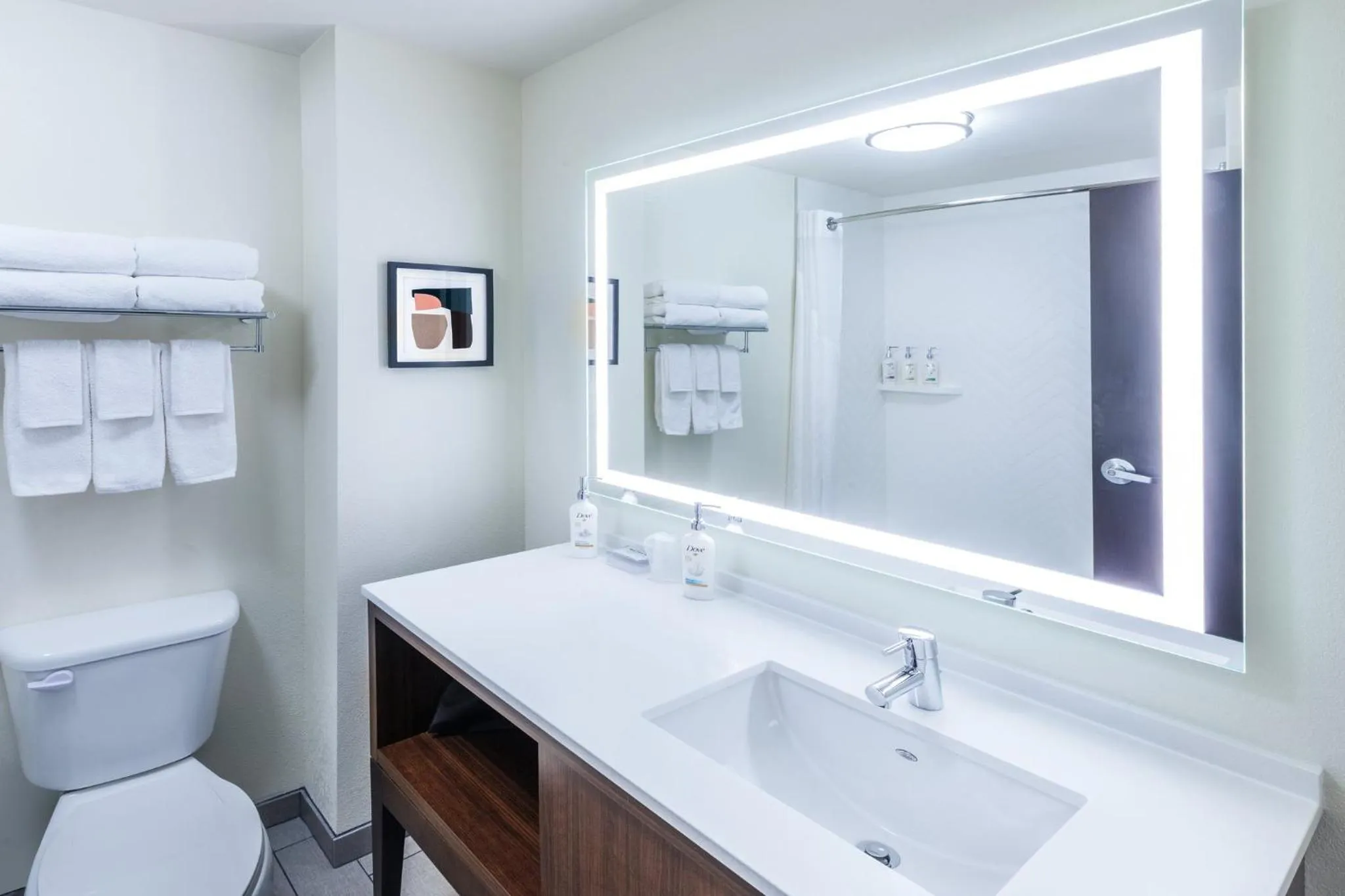 Bathroom in Holiday Inn Hotel & Suites Tulsa South by IHG