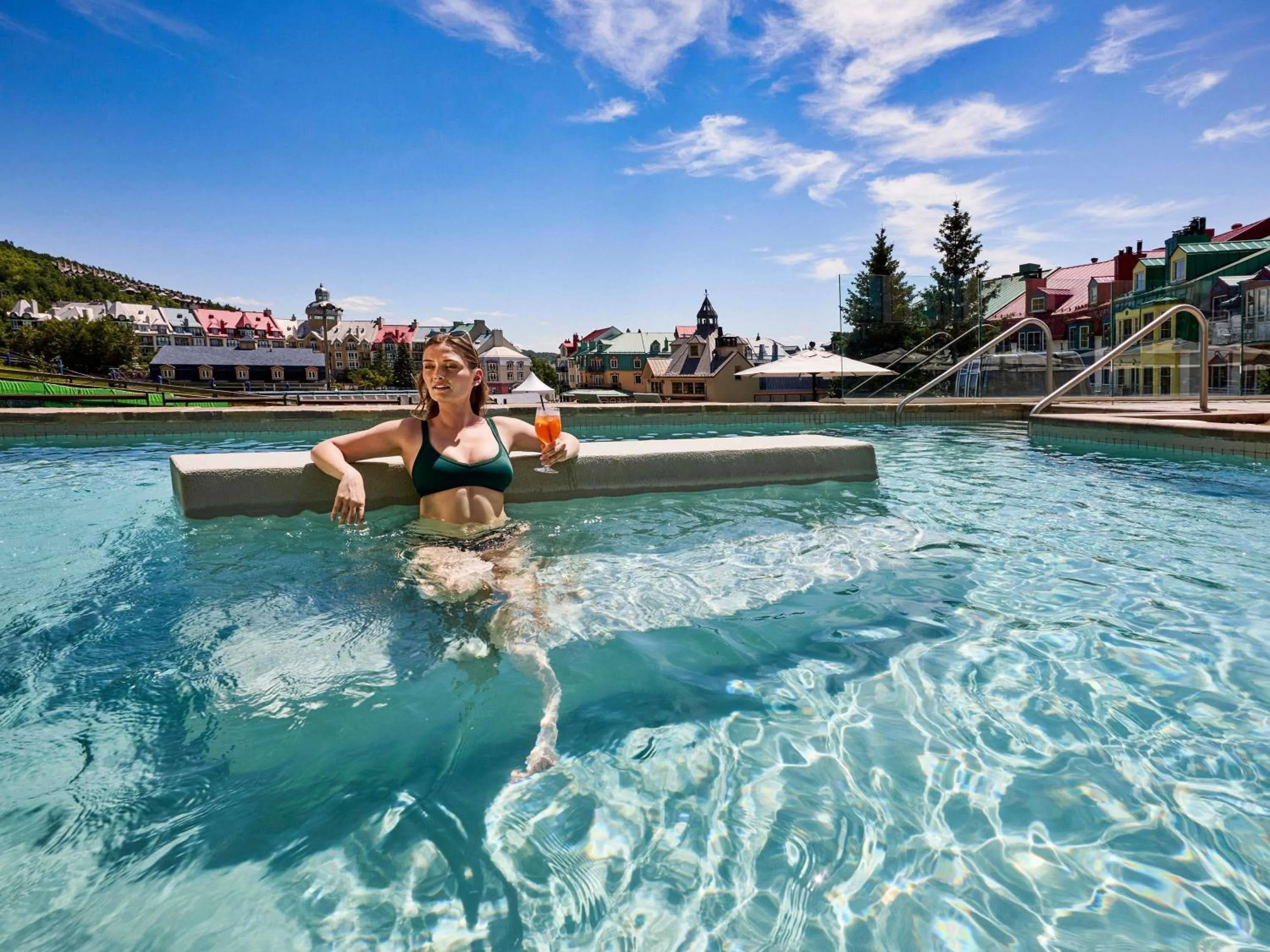 Pool view in Fairmont Tremblant
