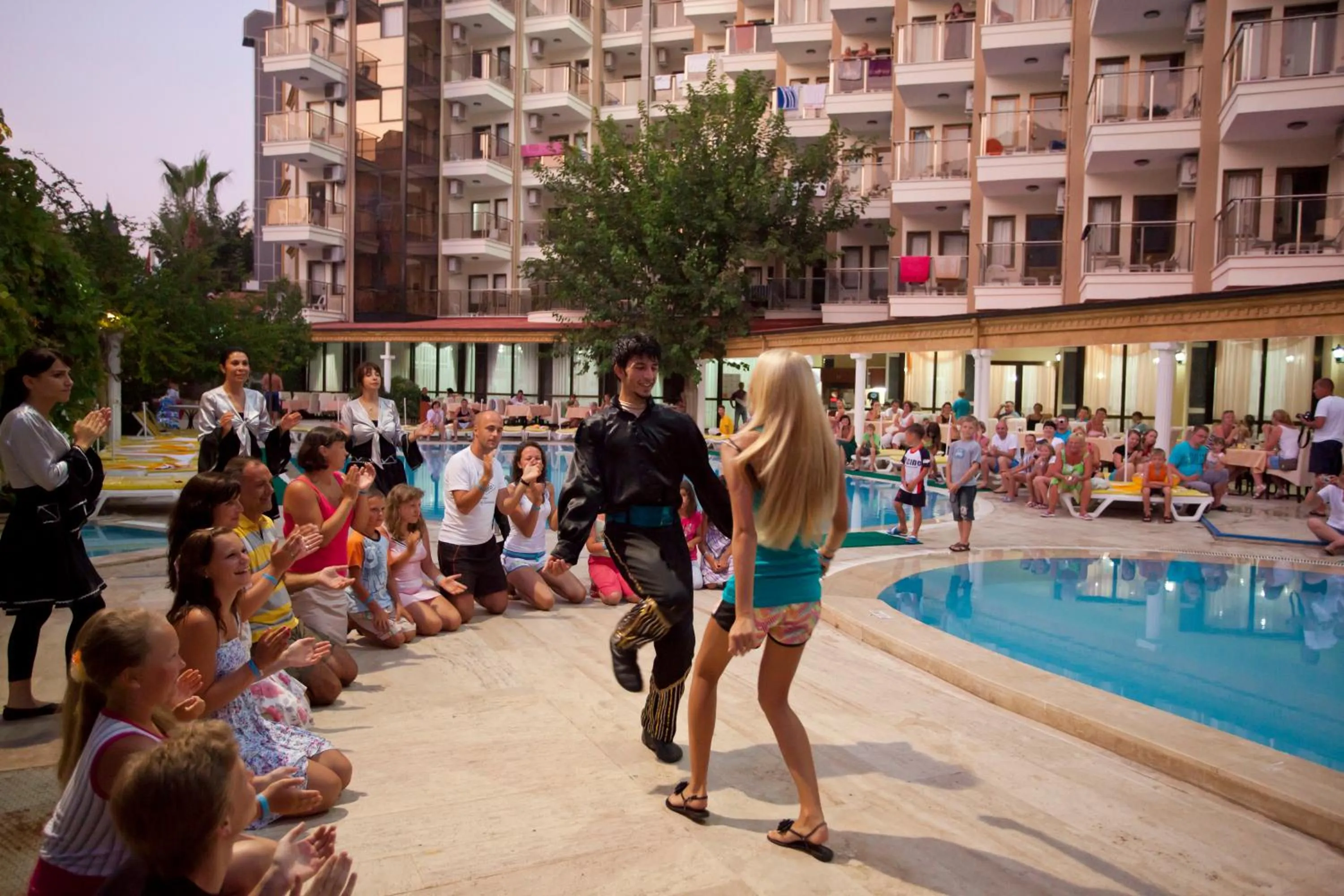 Swimming pool in Monte Carlo Hotel