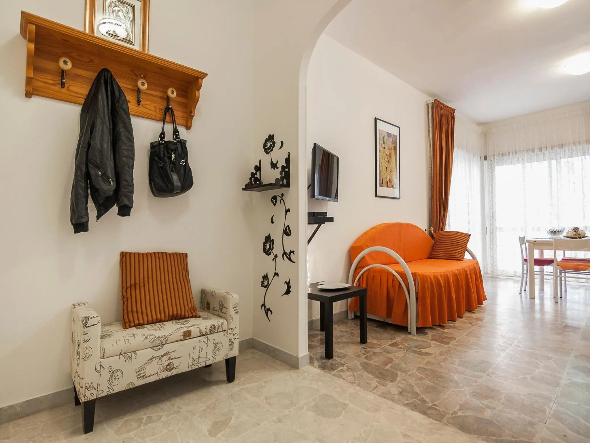 Living room in Casa Zirocco